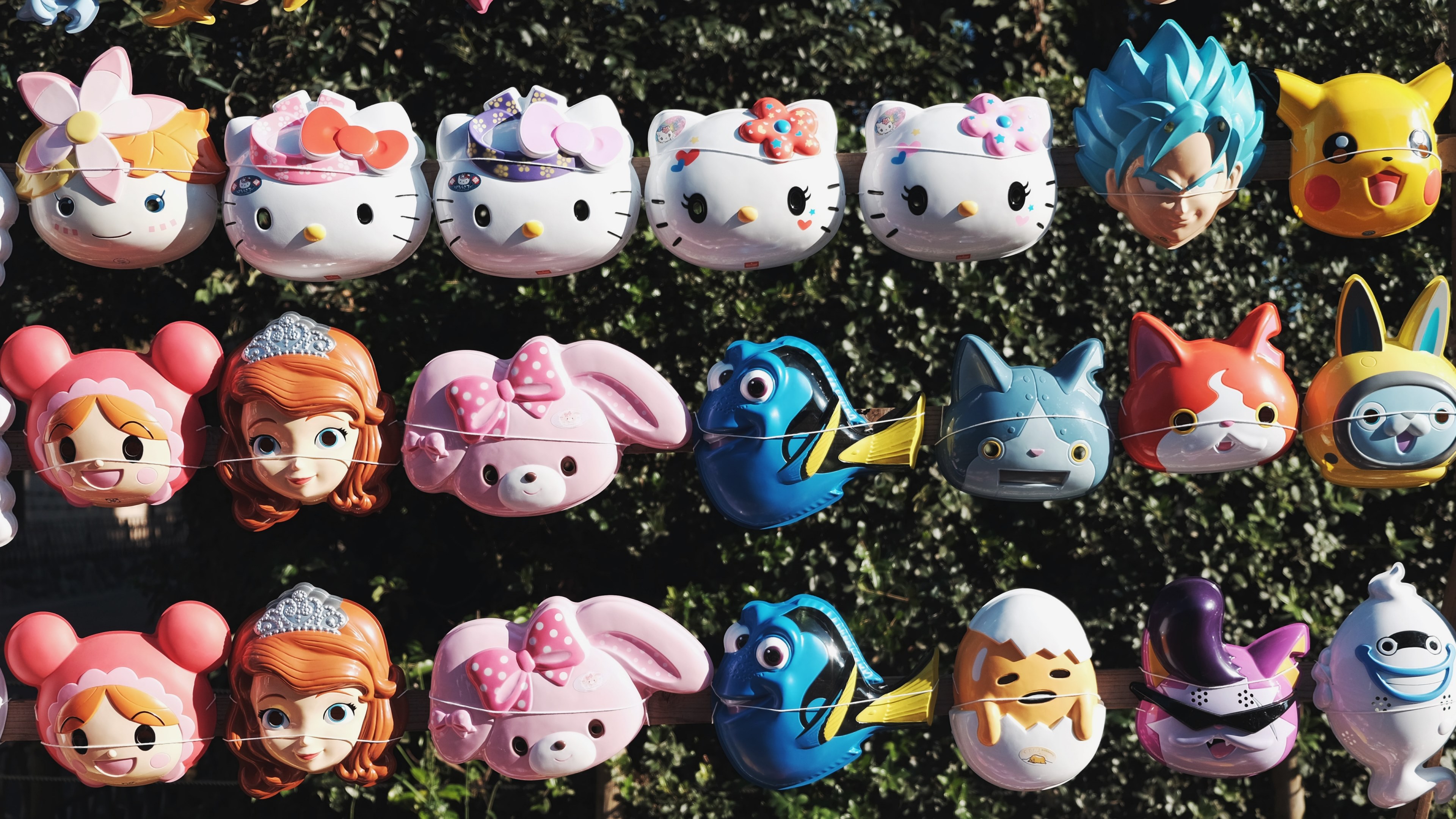 kid nemo pokemon and kitty 4k, HD Wallpaper