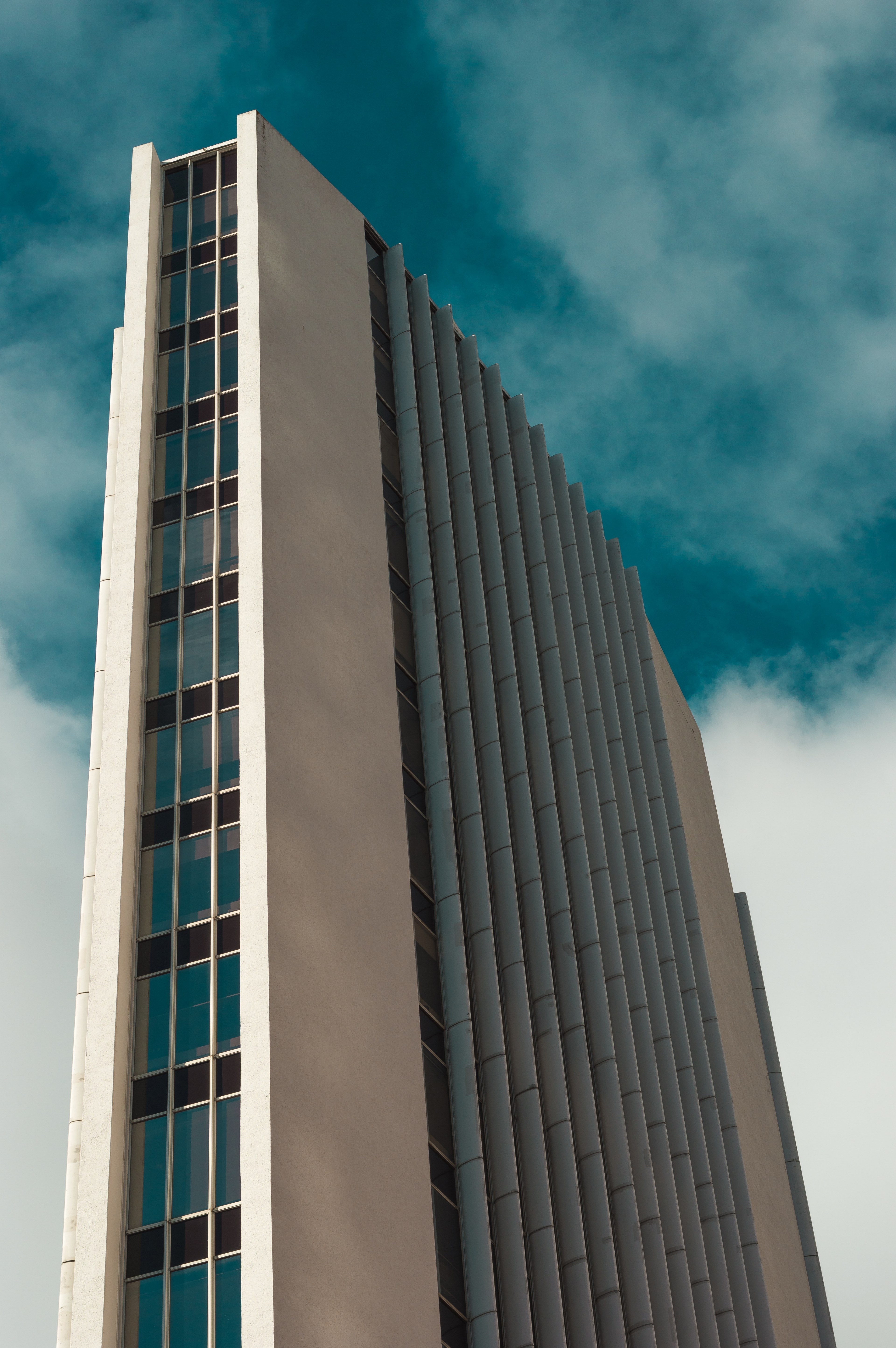building skyscraper sky and architecture hd, 4k, Phone HD Wallpaper