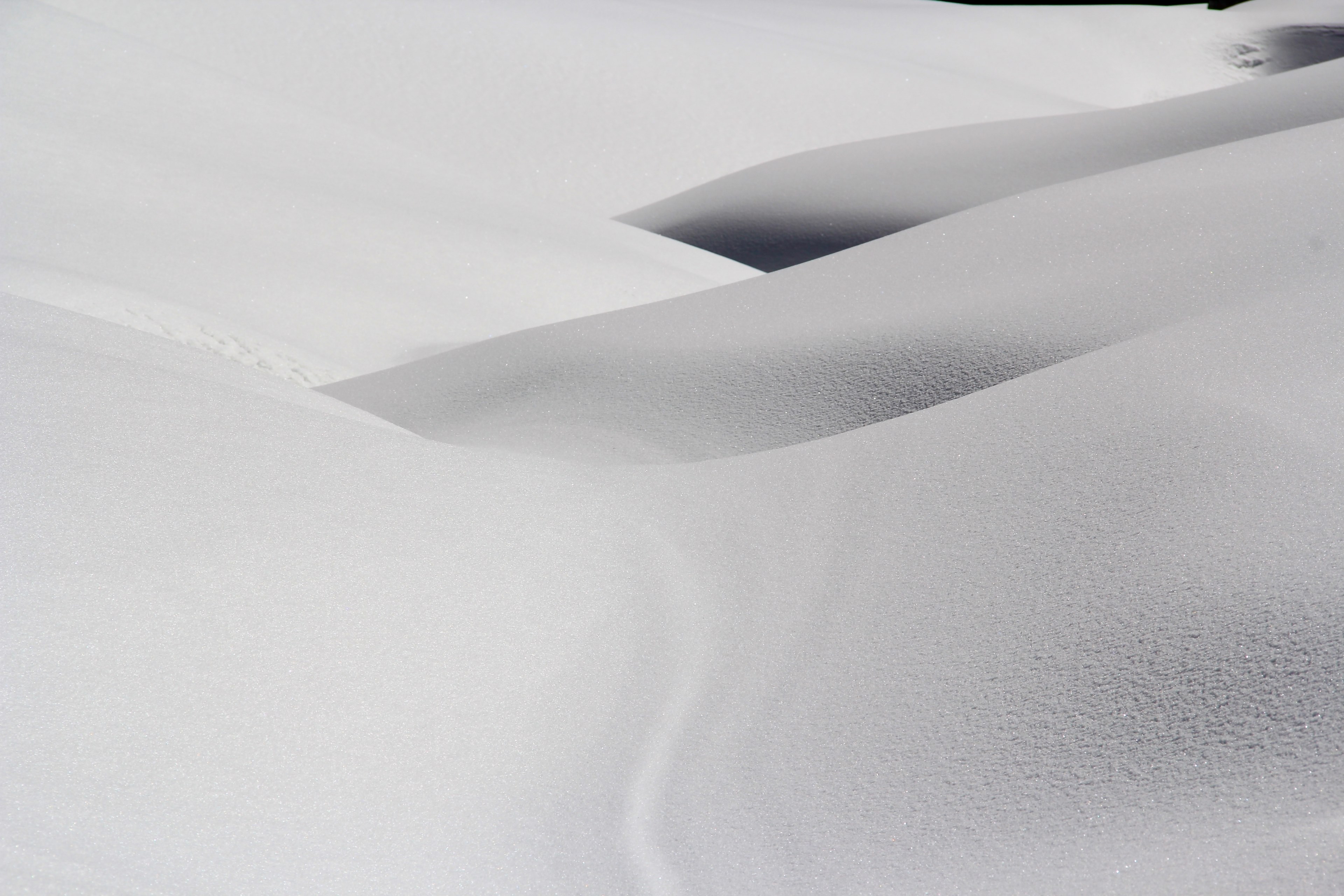 small mountain slopes covered in white snow, _snow 4k, HD Wallpaper