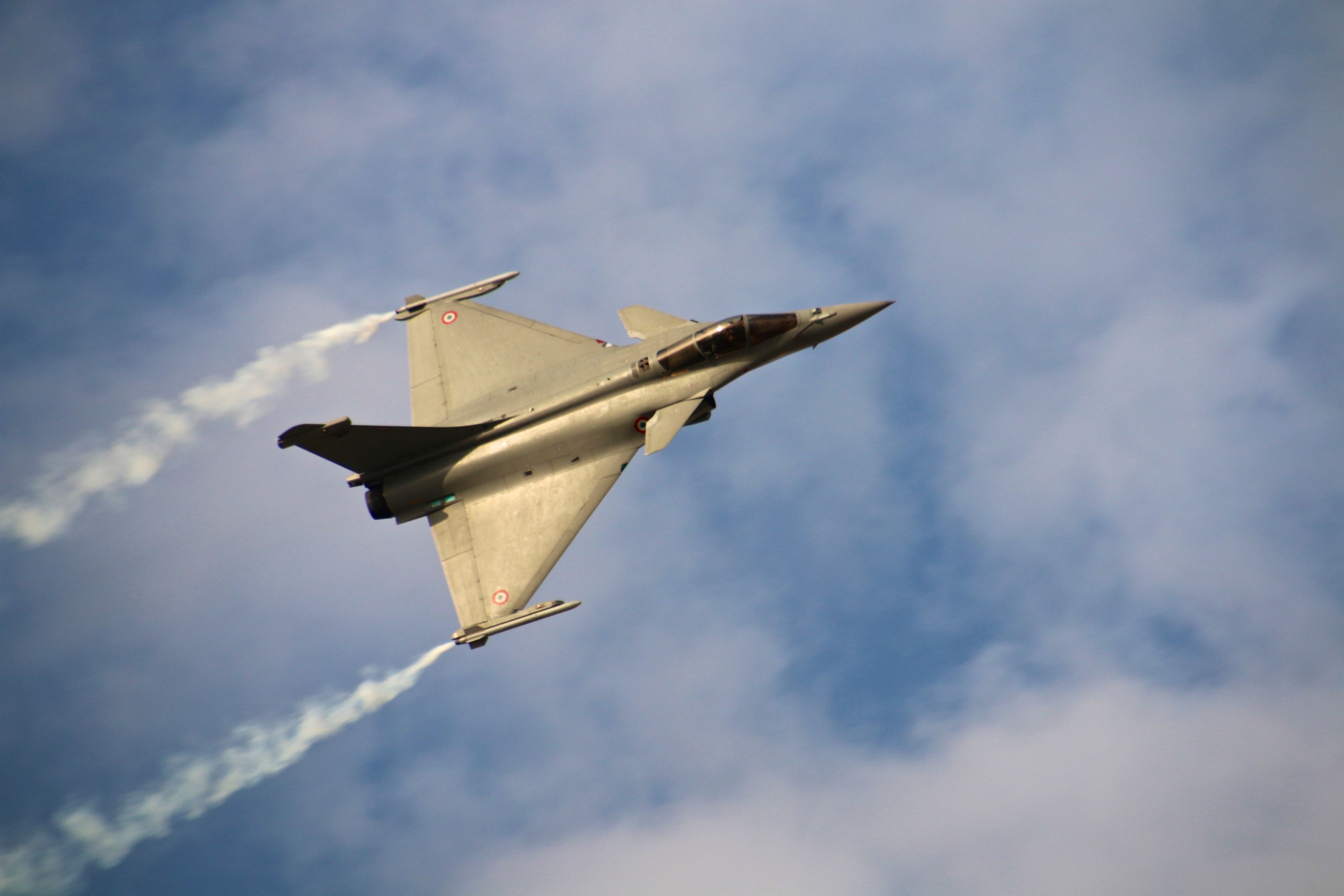rafale fighter at dubai airshow 2015 4k, HD Wallpaper