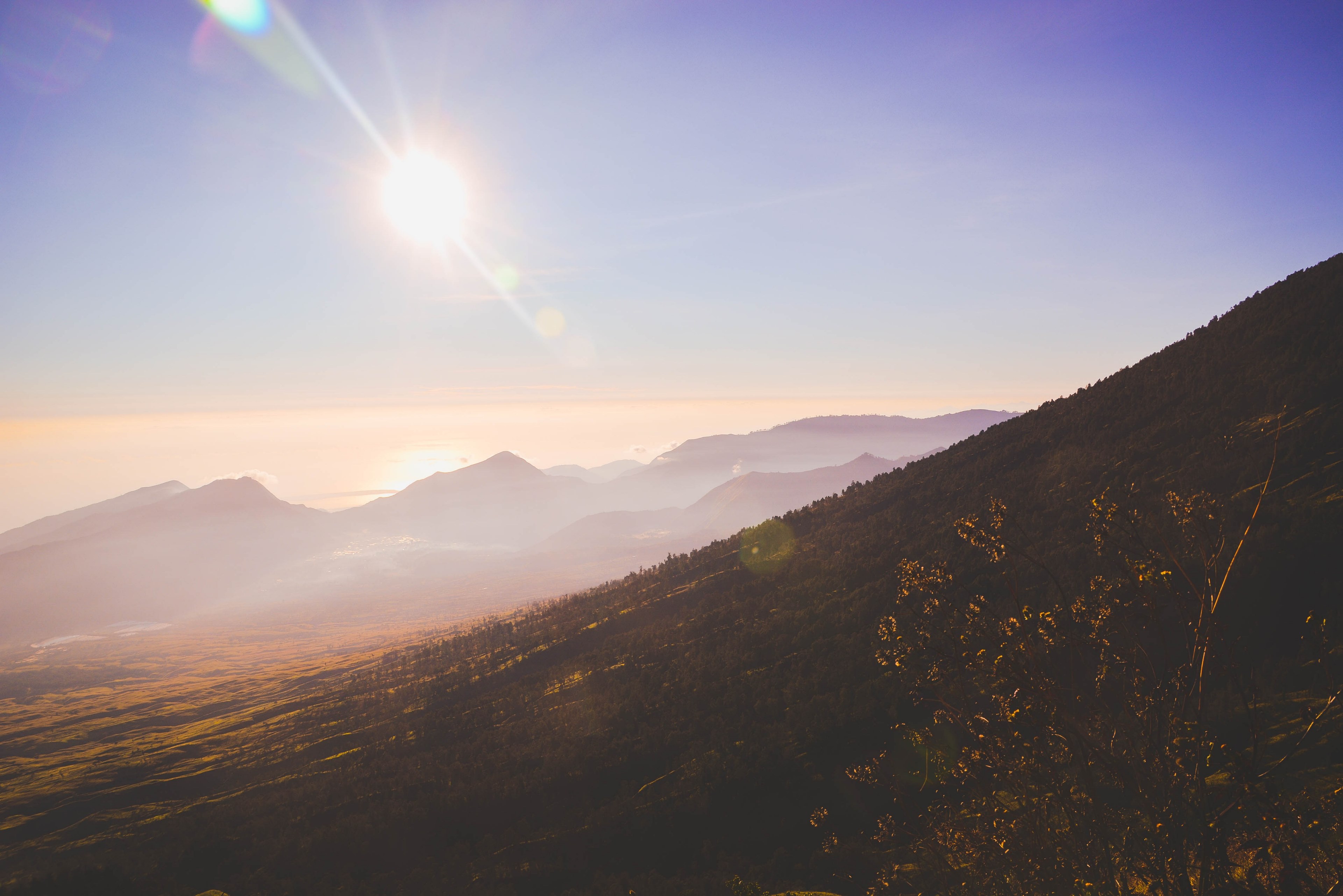 our trip to mount rinjani 4k, HD Wallpaper
