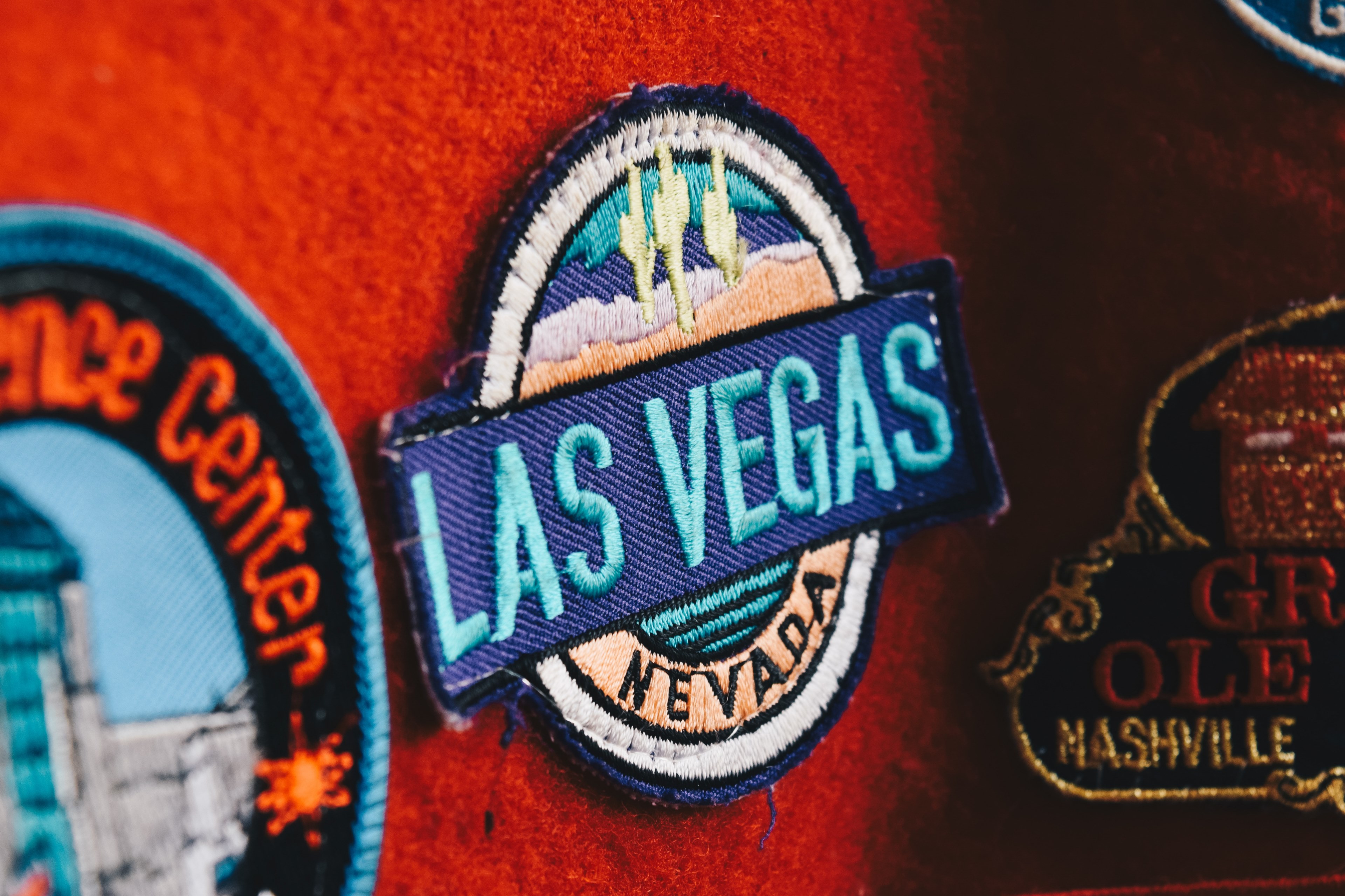macro shot of a las vegas patch, _vegas patch 4k, HD Wallpaper