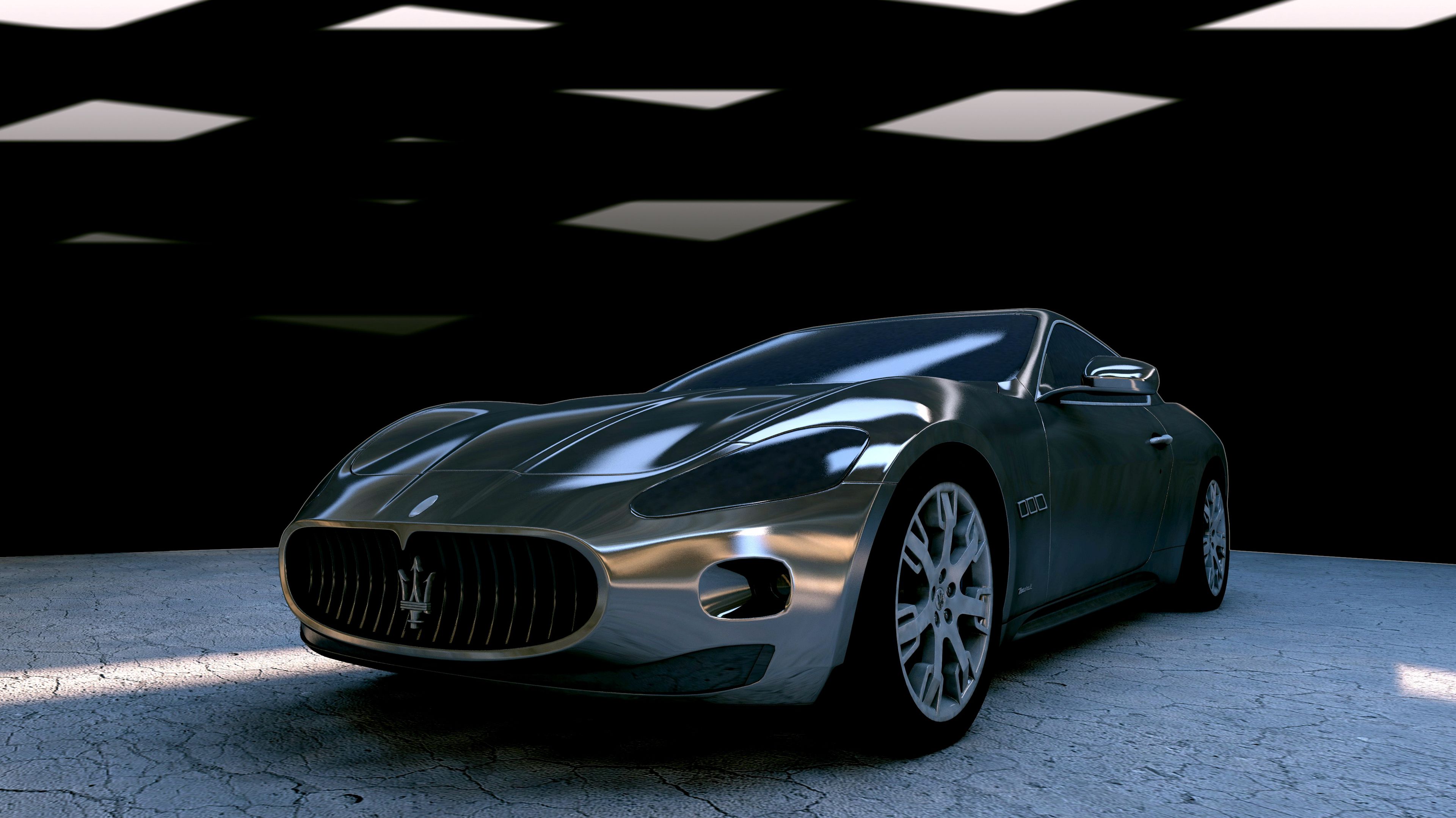 maserati, maserati gt, side view, 4k, HD Wallpaper