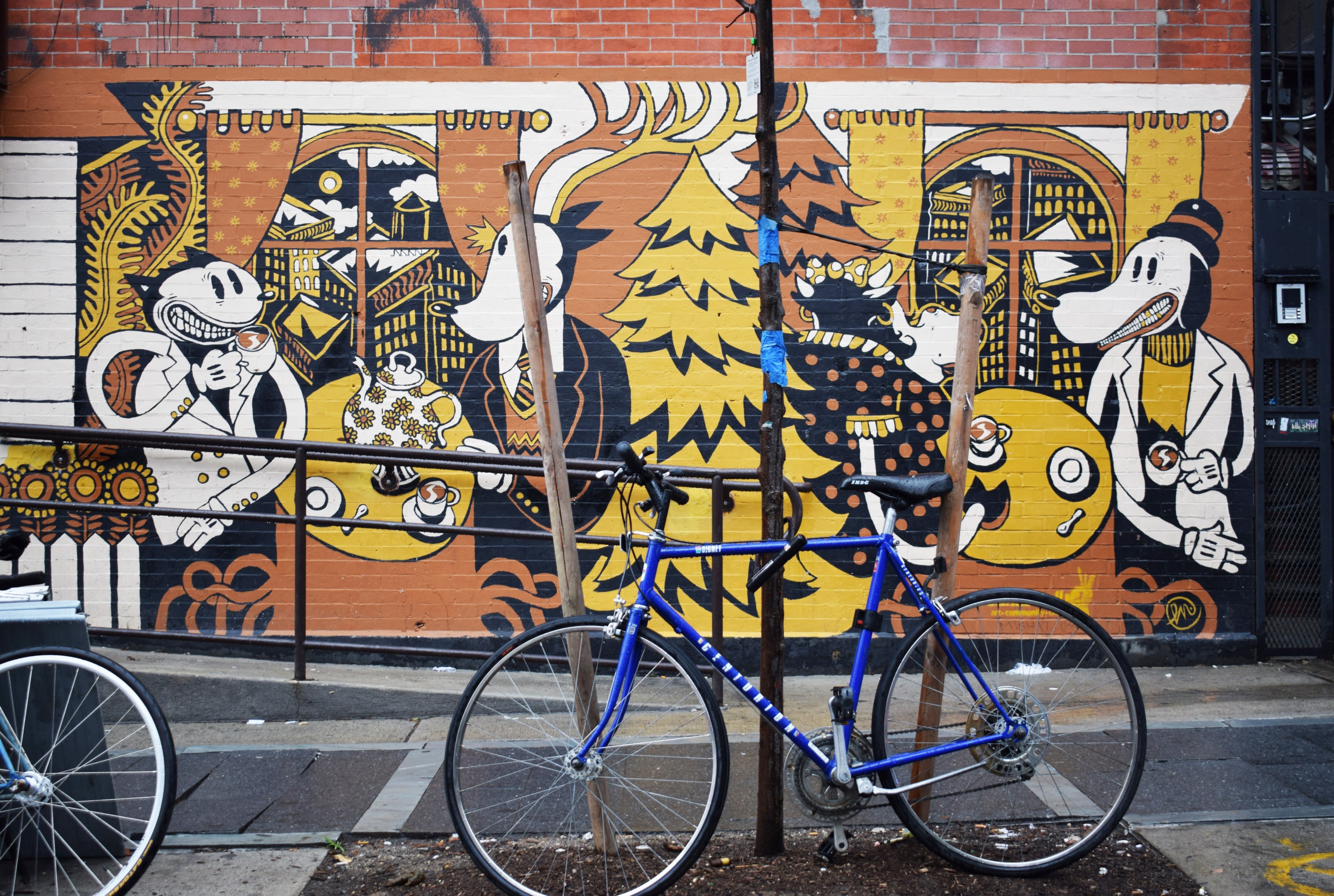 street life urban wall and street art 4k, HD Wallpaper