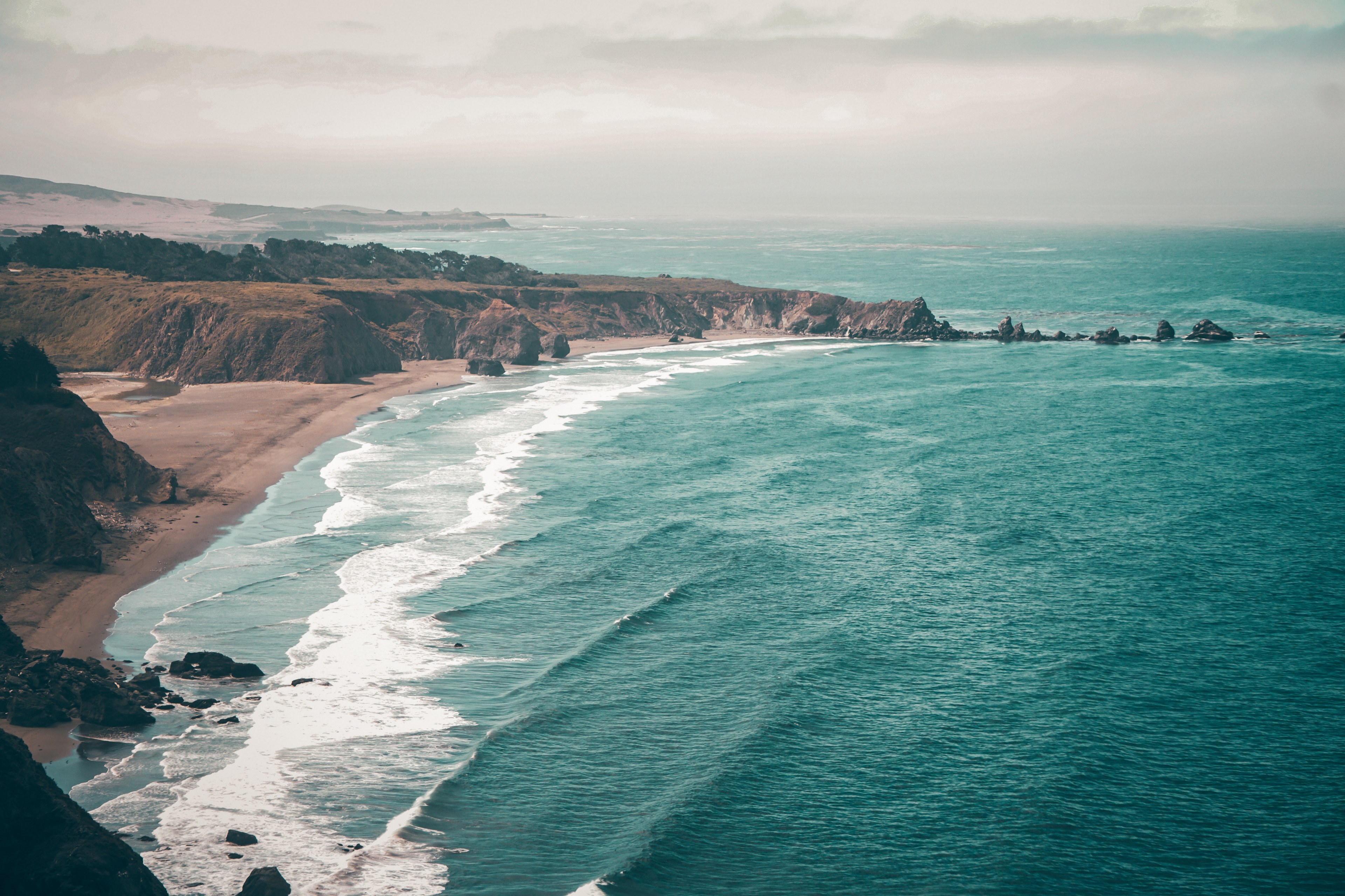 random stops along the pacific coast highway 4k, HD Wallpaper