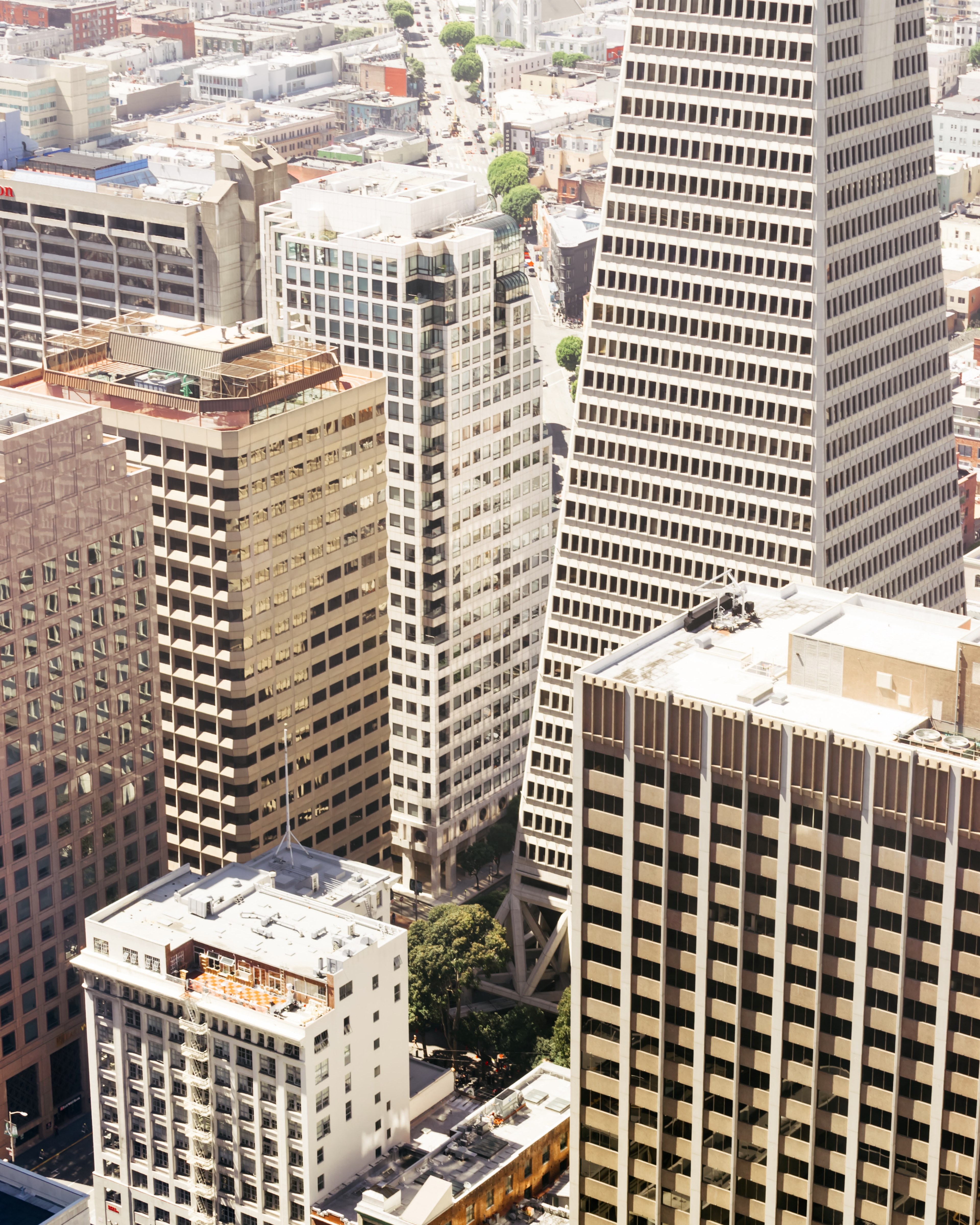 building architecture downtown and skyscraper hd, 4k, Phone HD Wallpaper