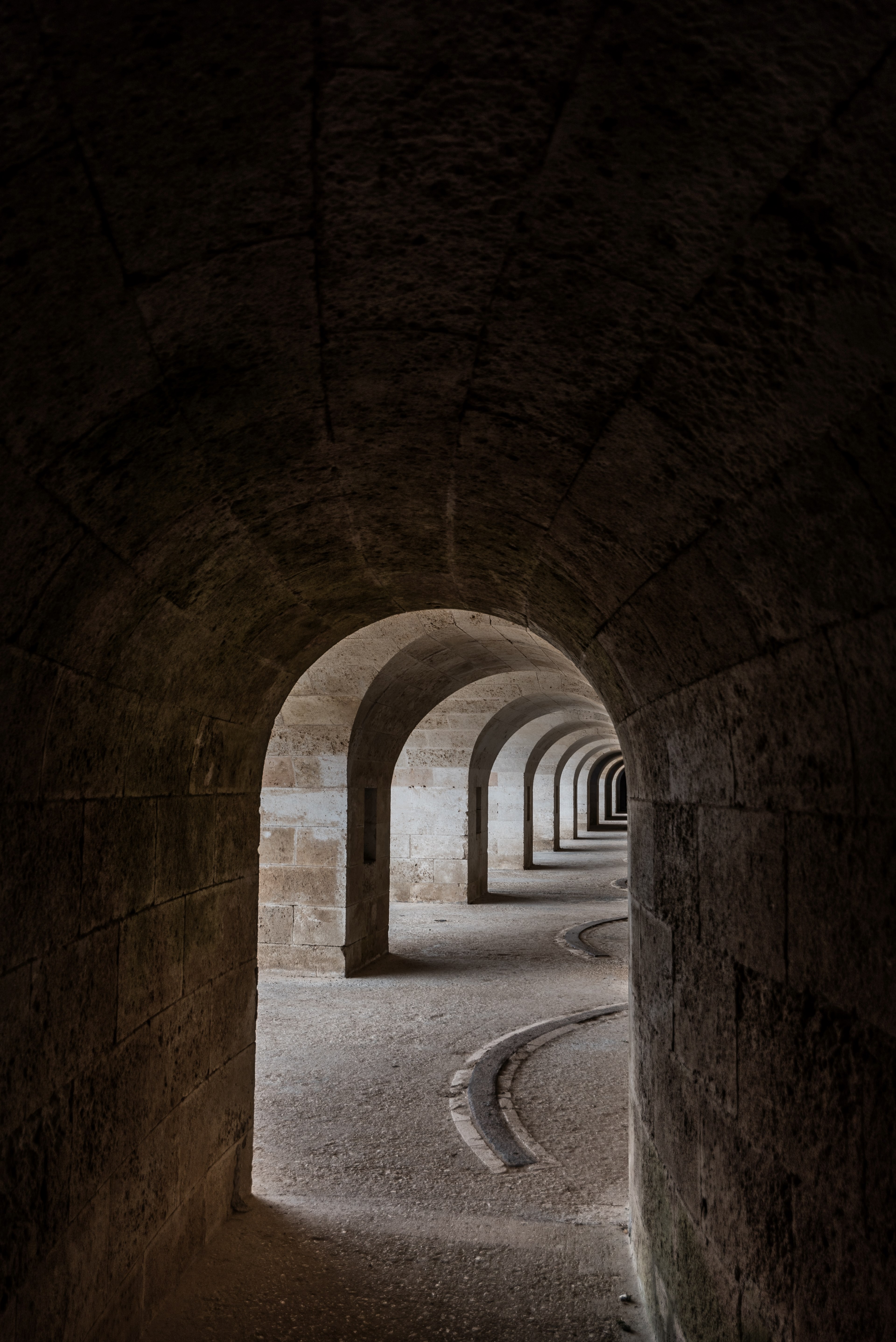 a cool hallway, _building hall 4k, Phone HD Wallpaper