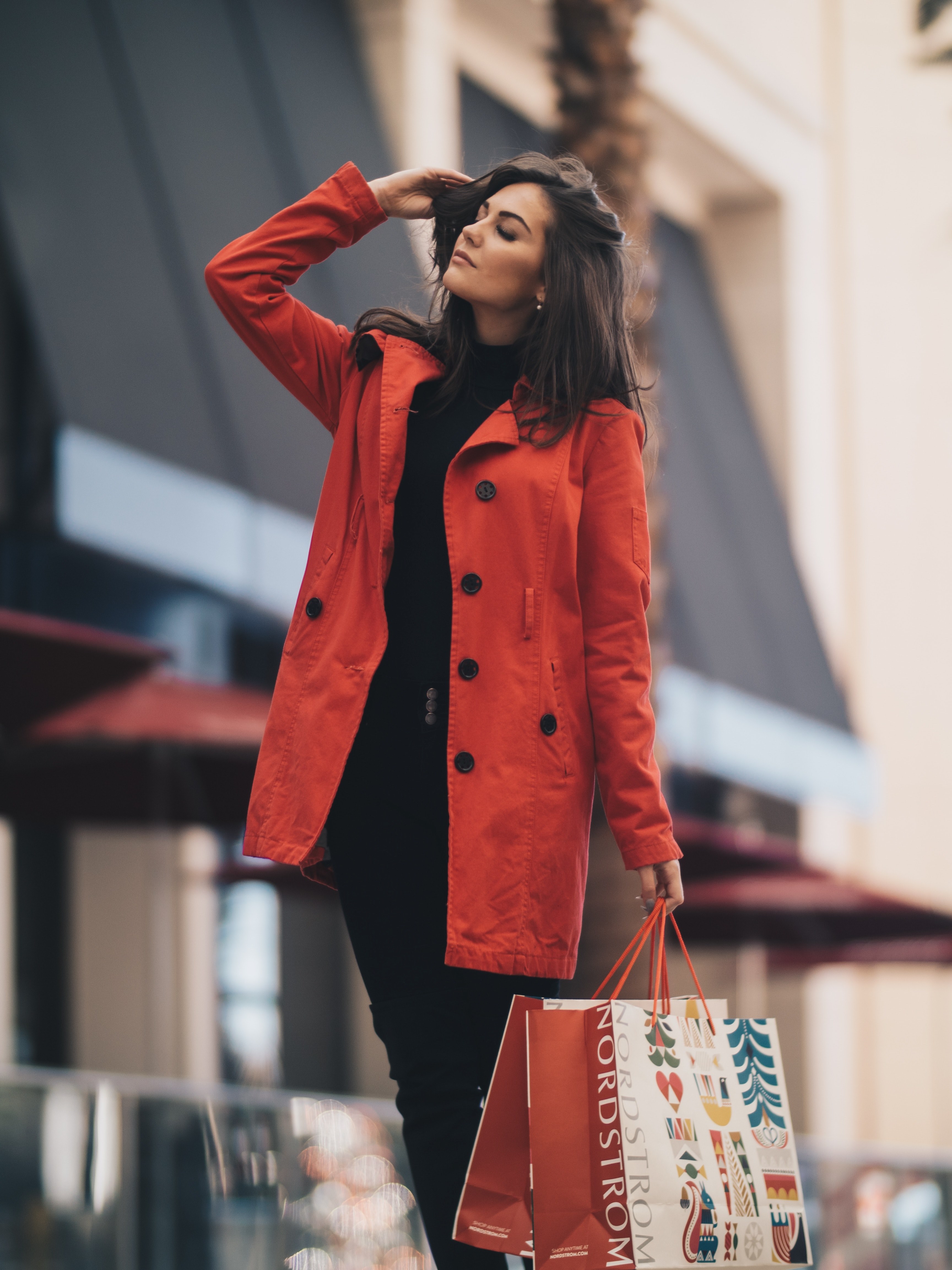 xmas shopping 4k, Phone HD Wallpaper
