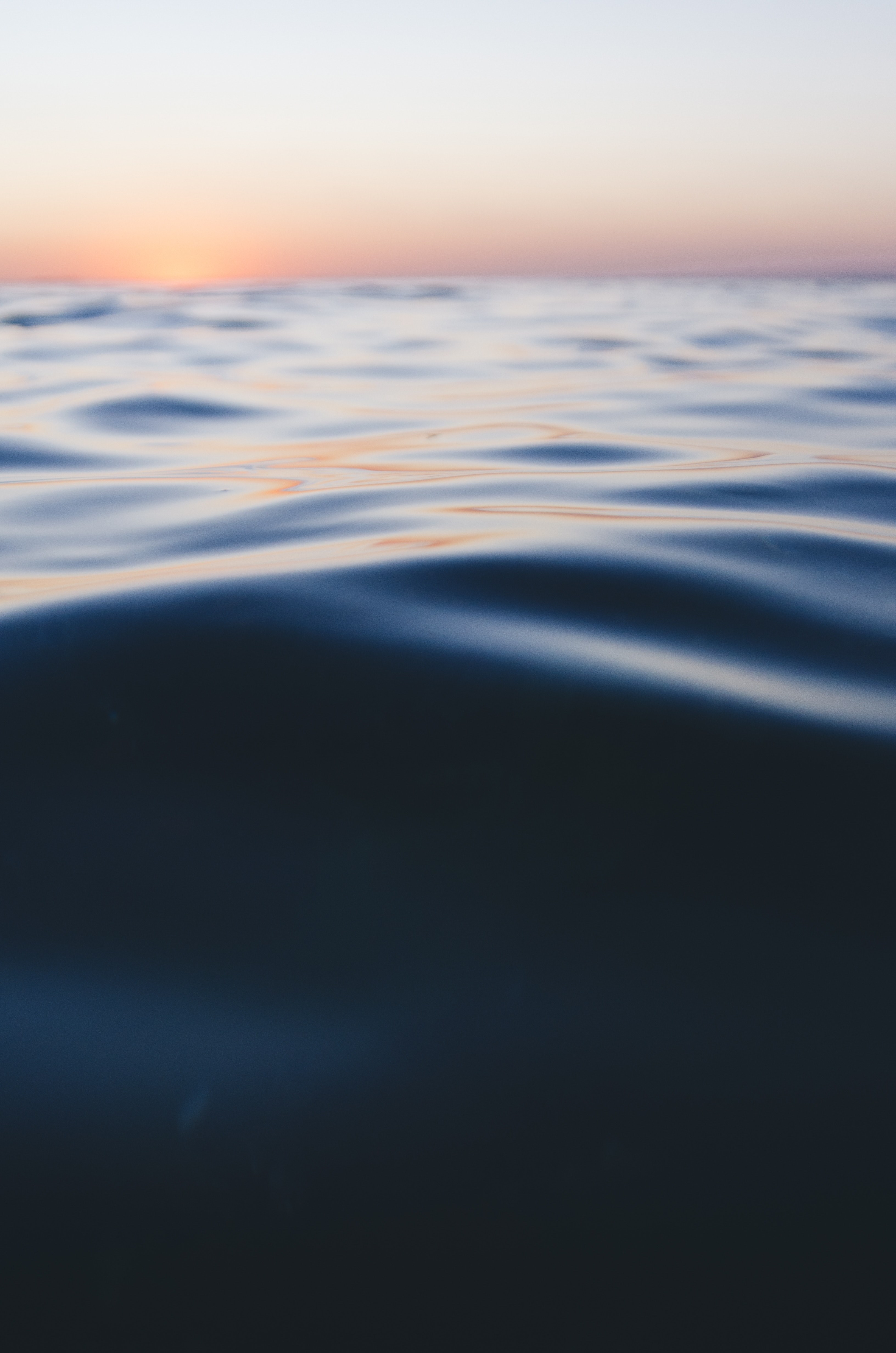 the aerial view of sea water with waves during sunset in brighton beach, be cool 4k, Phone HD Wallpaper