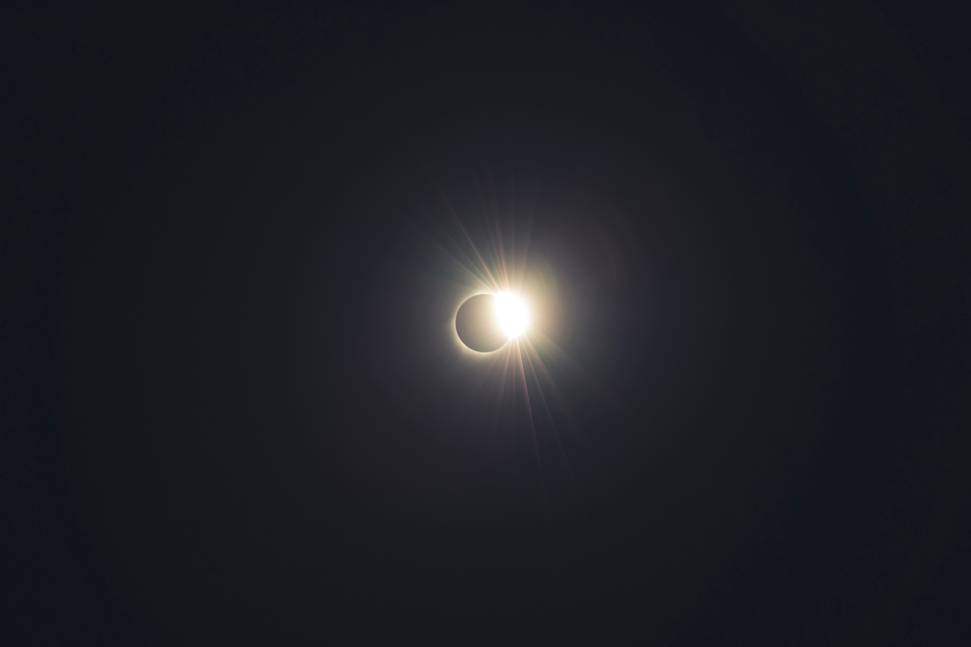 just past totality 4k, HD Wallpaper