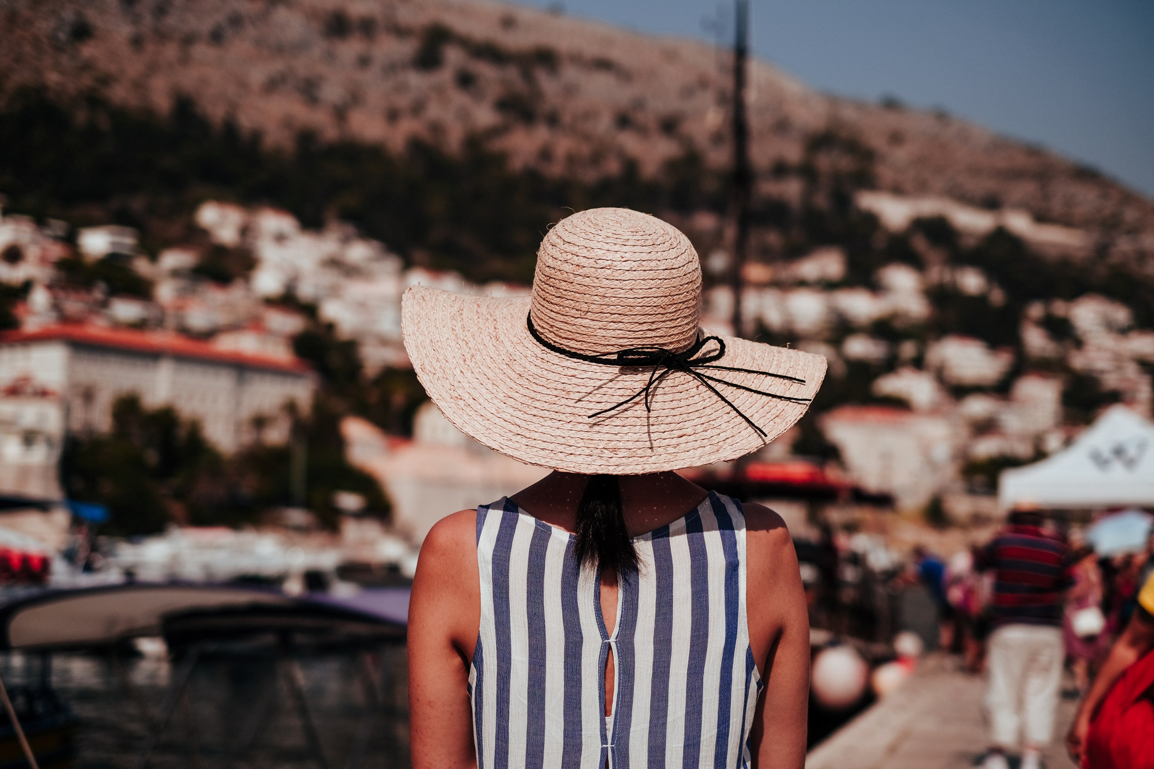on the port of dubrovnik 4k, HD Wallpaper