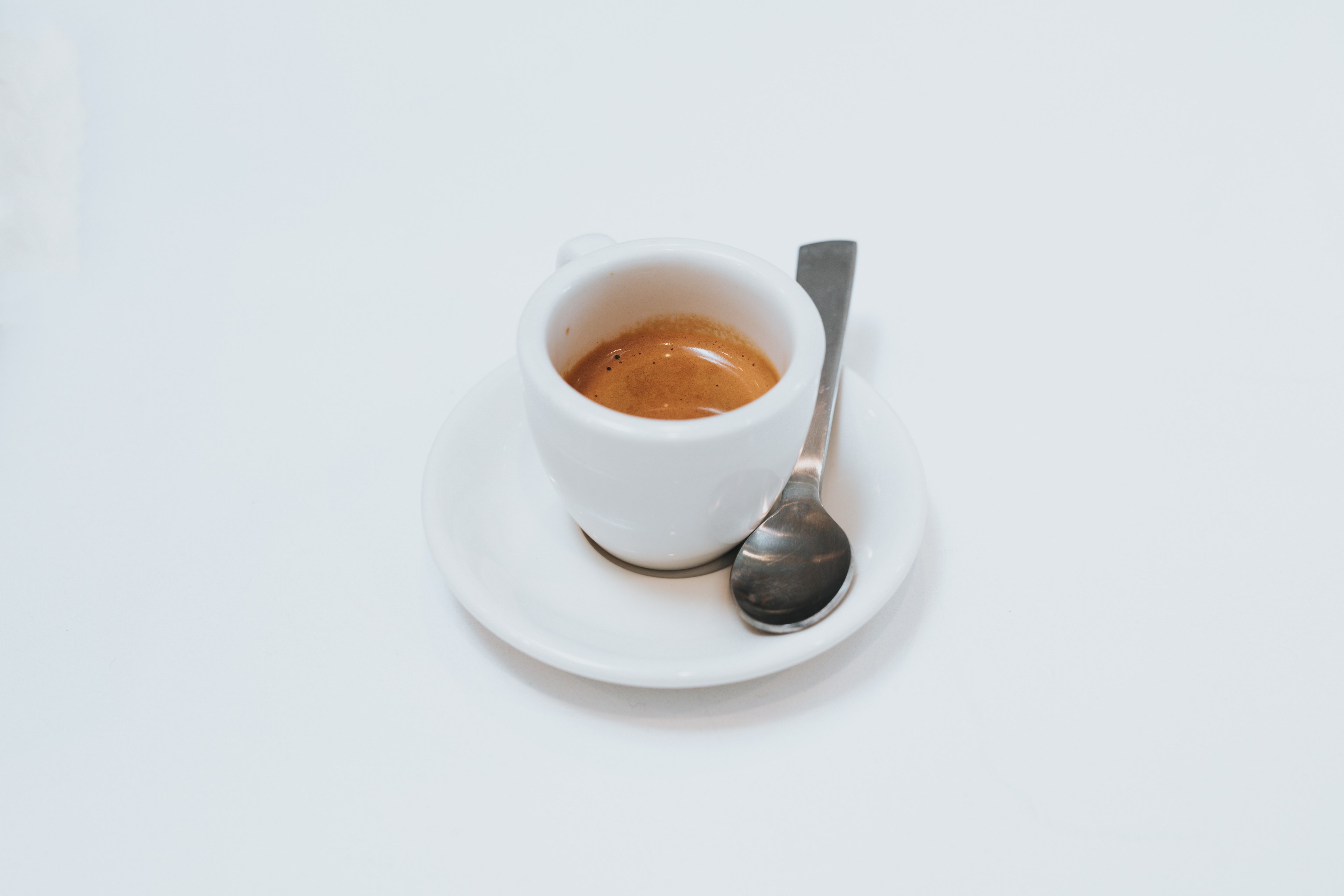 cup coffee espresso and saucer 4k, HD Wallpaper