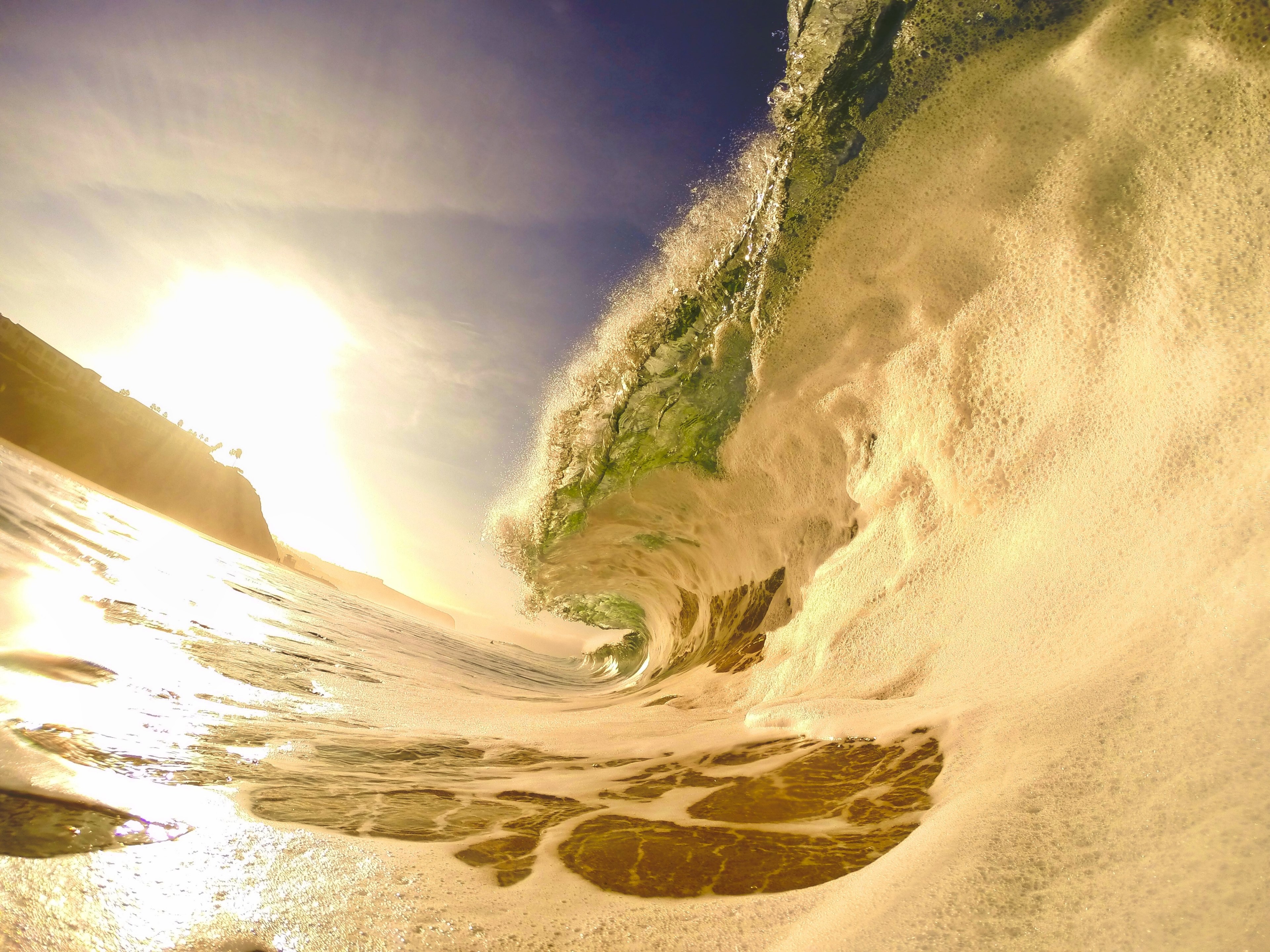 a large incoming wave, _large wave coming 4k, HD Wallpaper