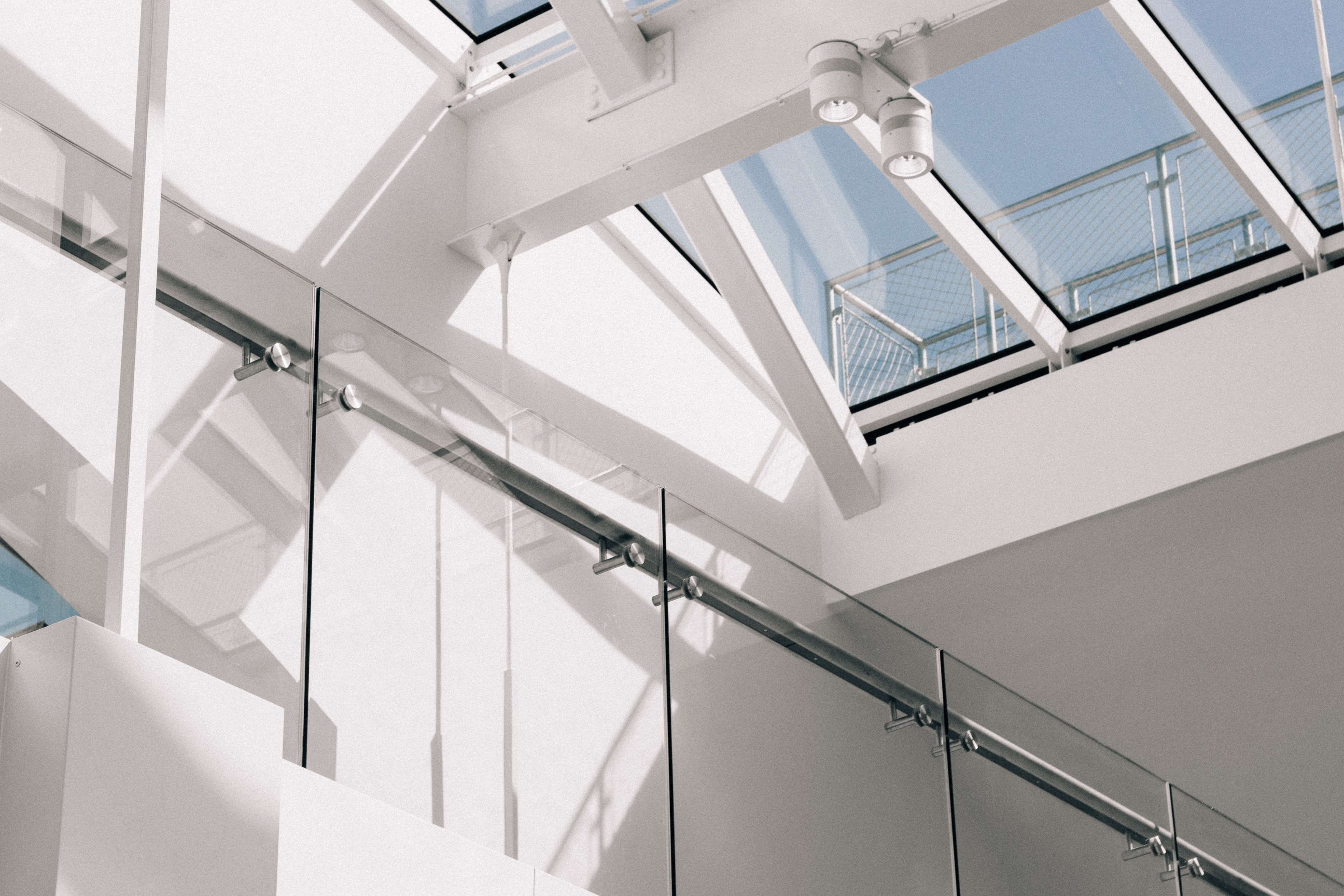 roof ceiling window and light 4k, HD Wallpaper