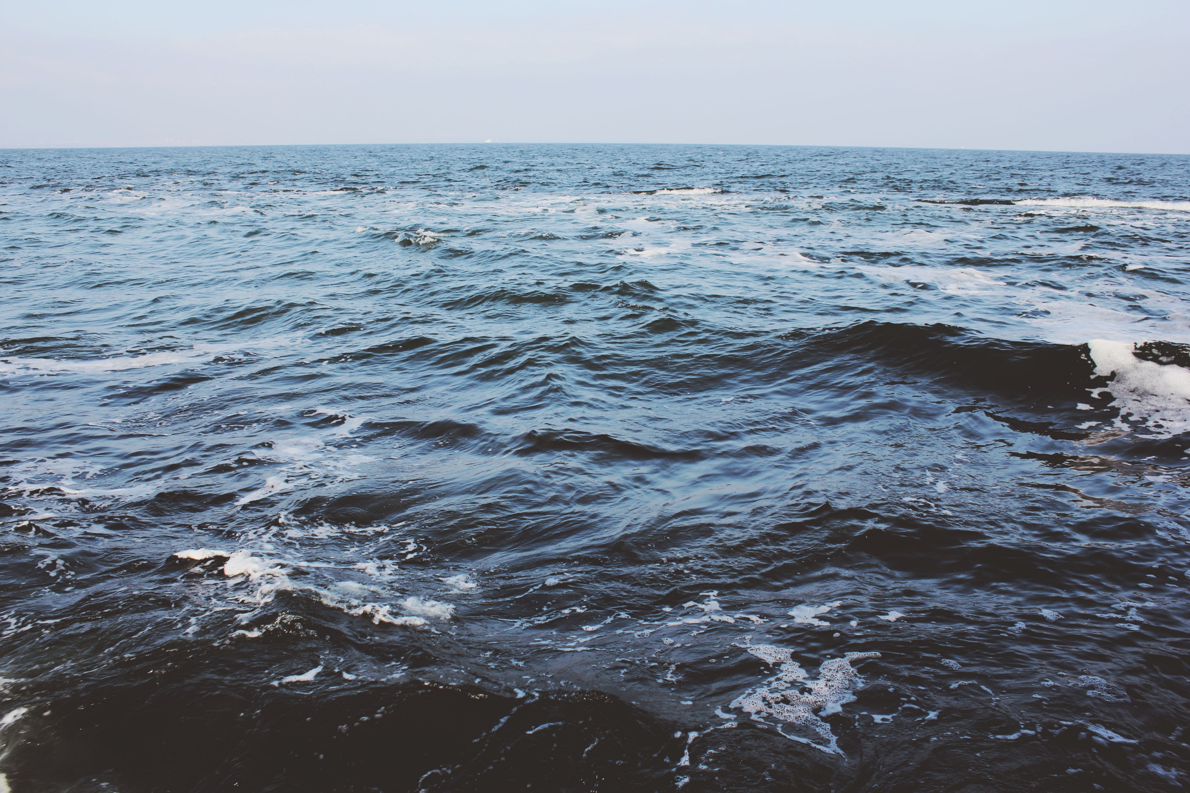 water ocean sea and wafe 4k, HD Wallpaper