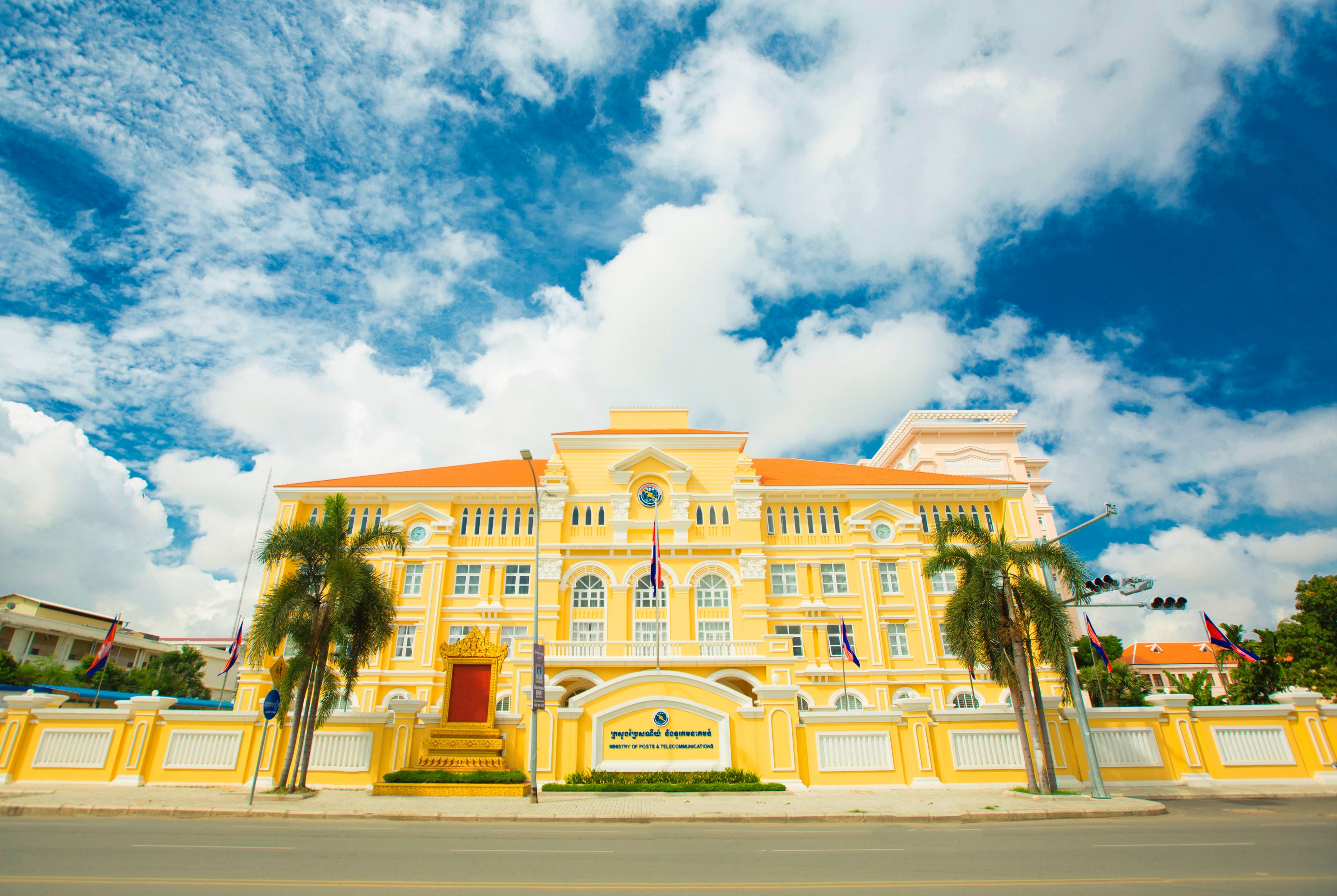 ministry of posts amp telecommunications of cambodia 4k, HD Wallpaper