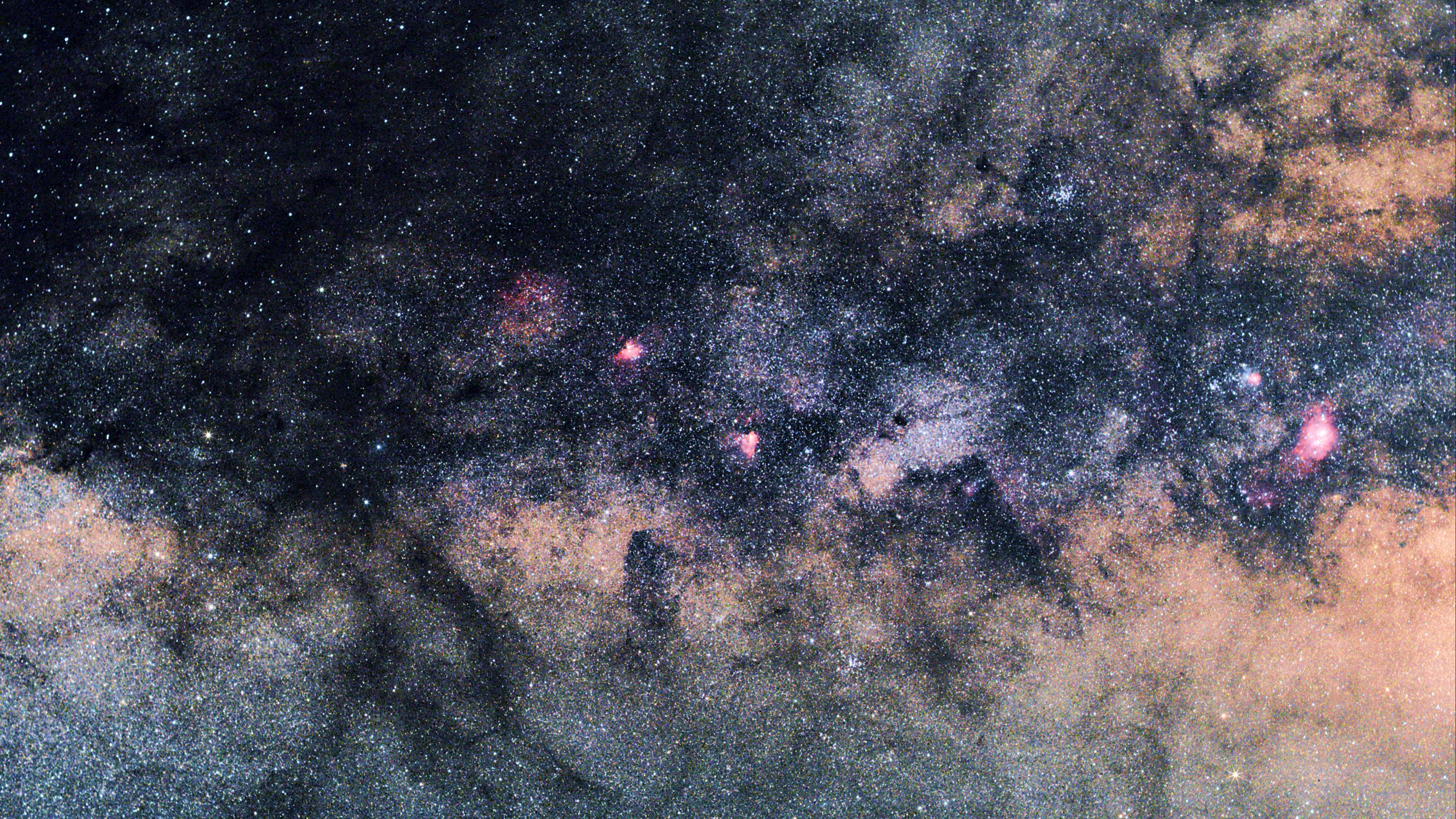 space, universe, stars, milky way, 4k, HD Wallpaper