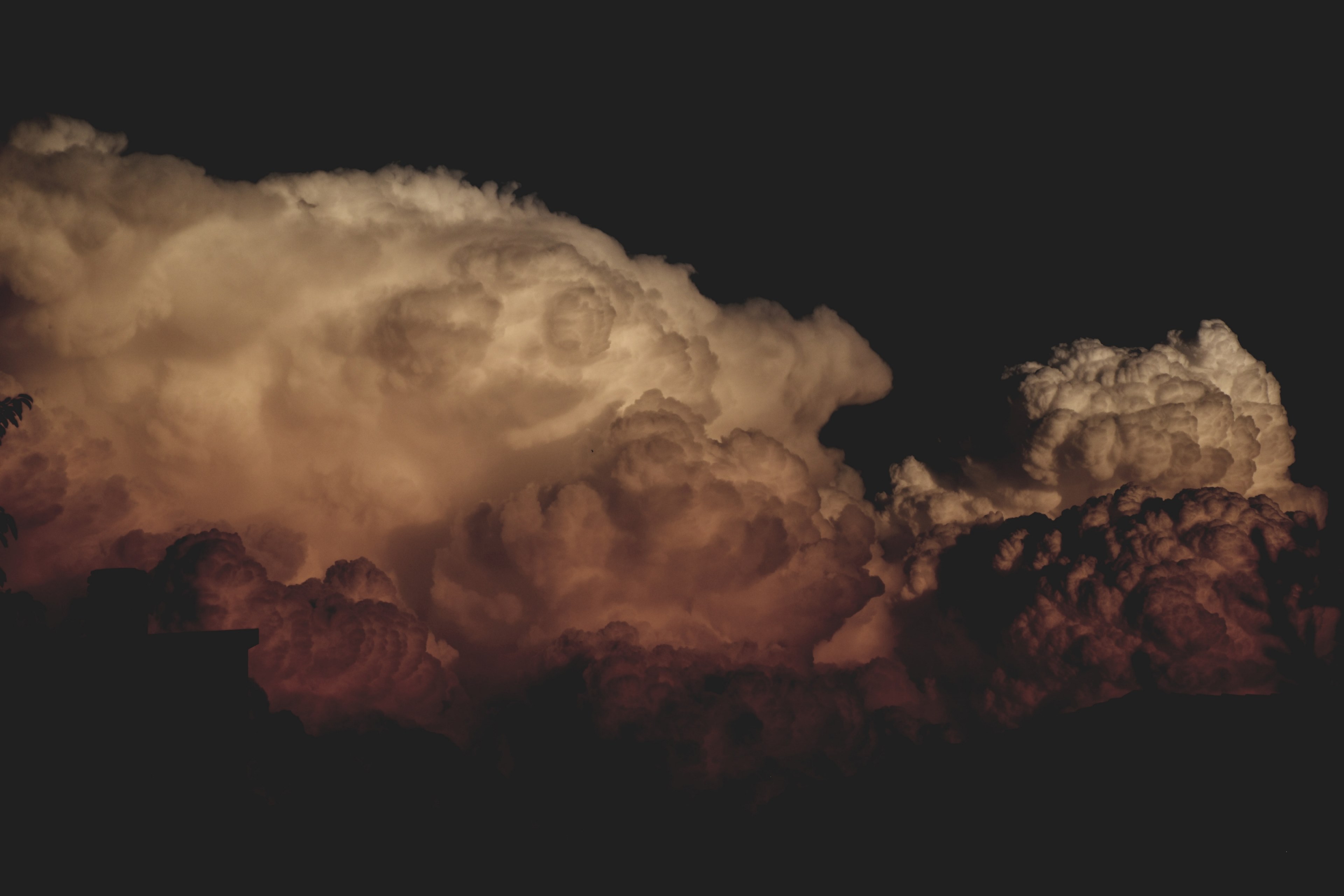 popcorn clouds 4k, HD Wallpaper