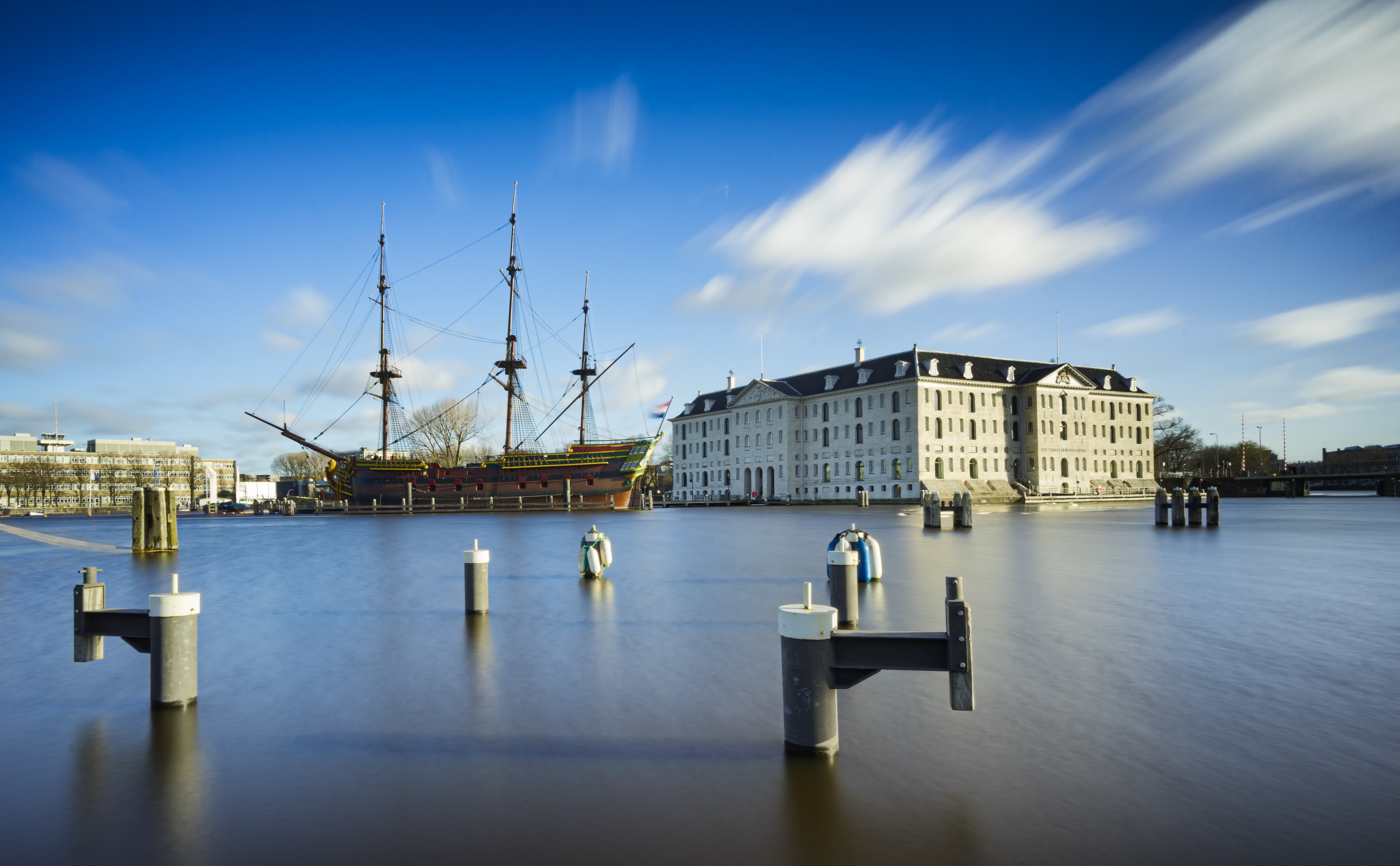 boat water marina and travel 4k, HD Wallpaper