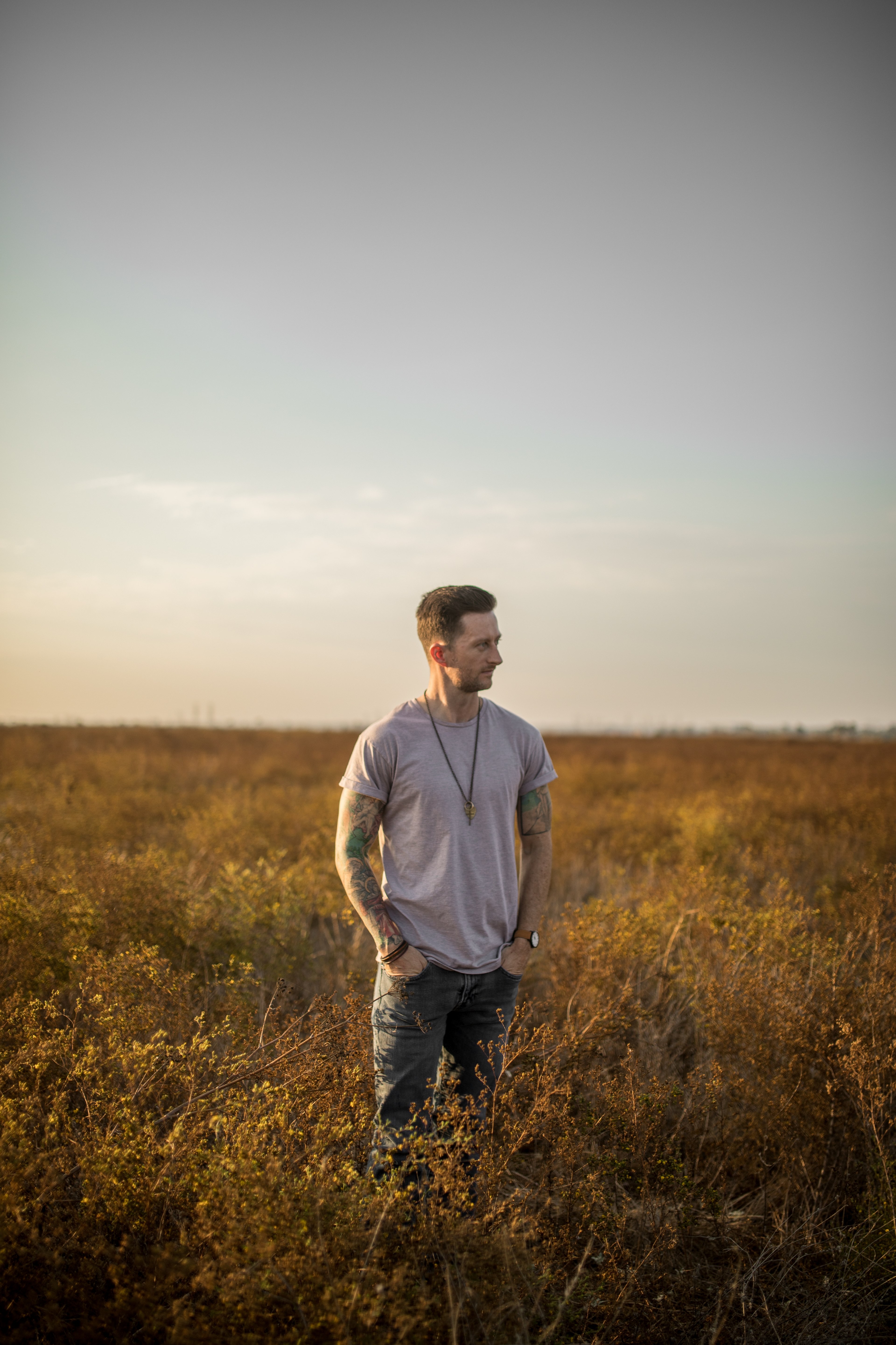 hip golden hour sun and grass hd, 4k, Phone HD Wallpaper