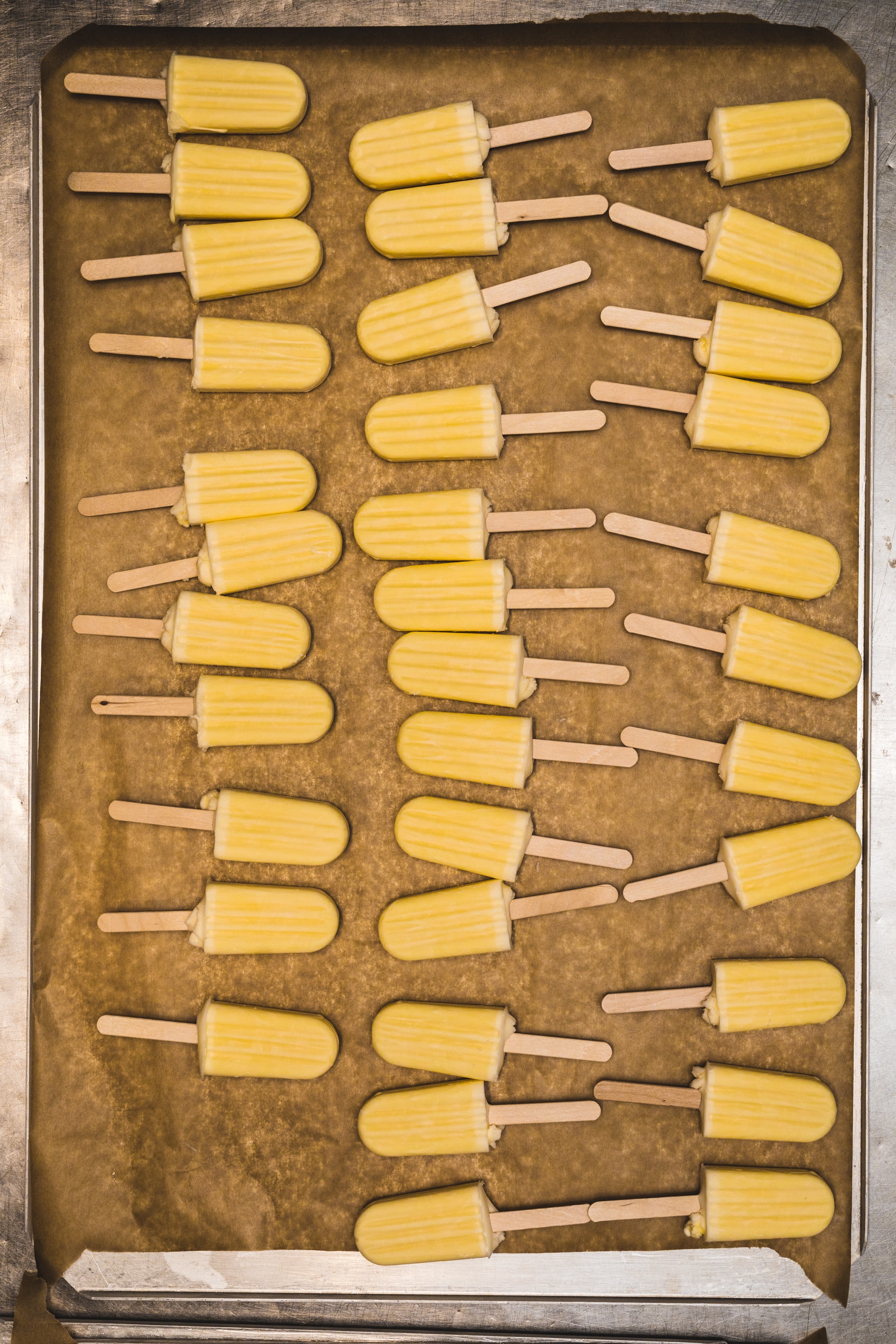 ice cream lolly popsicle and yellow hd, 4k, Phone HD Wallpaper