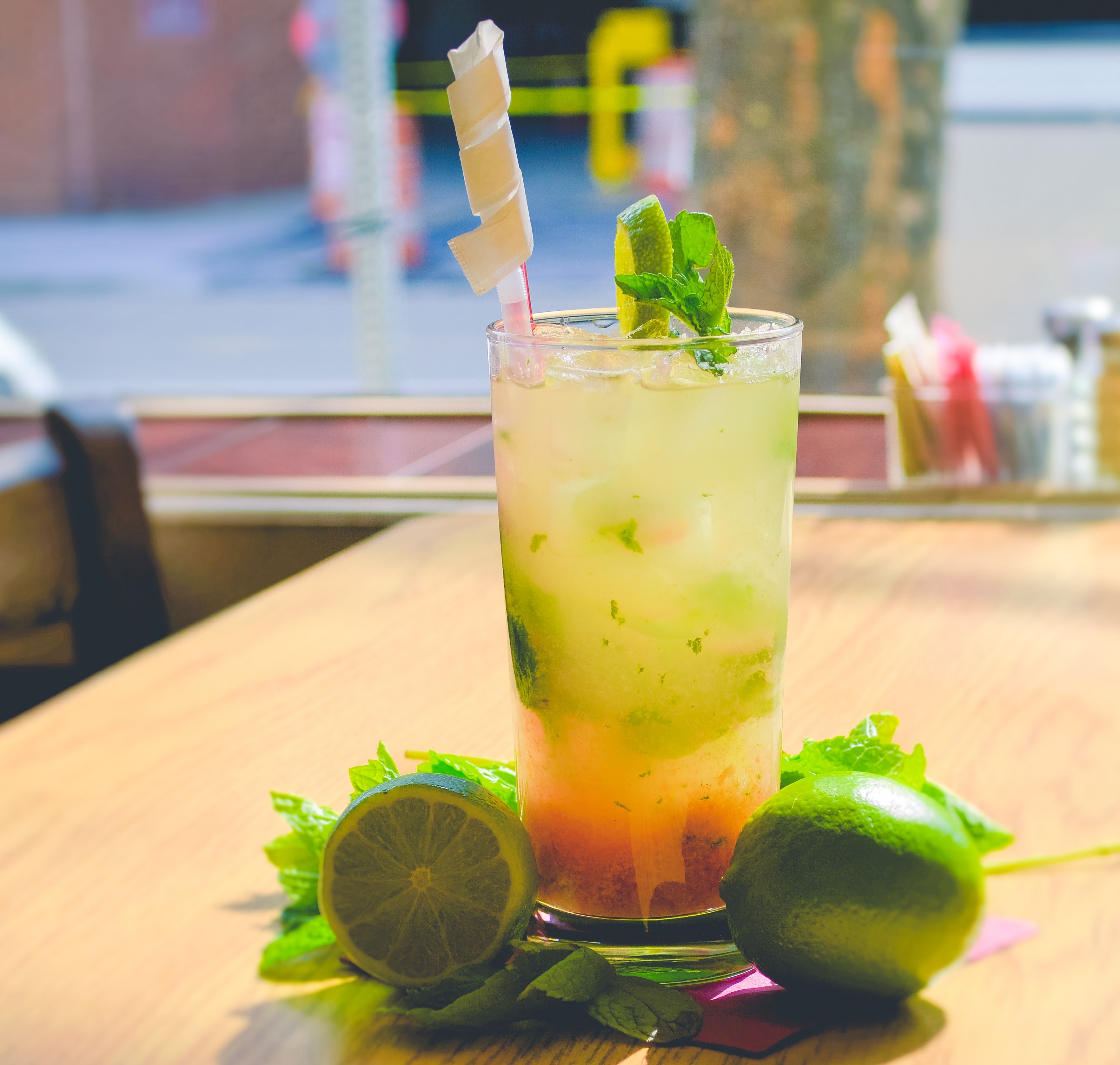 lime mojito and drink 4k, HD Wallpaper