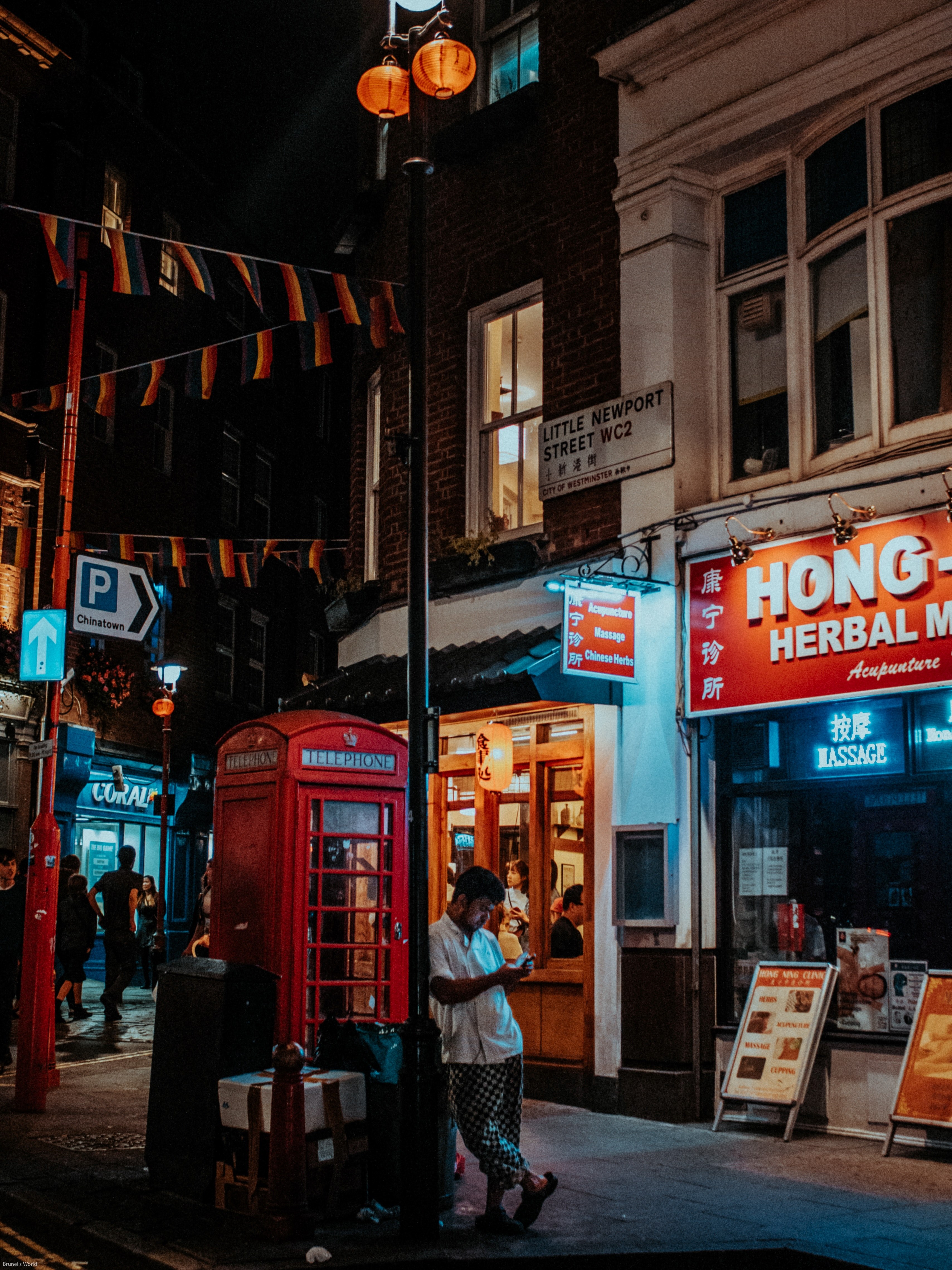 chinatown nights 4k, Phone HD Wallpaper