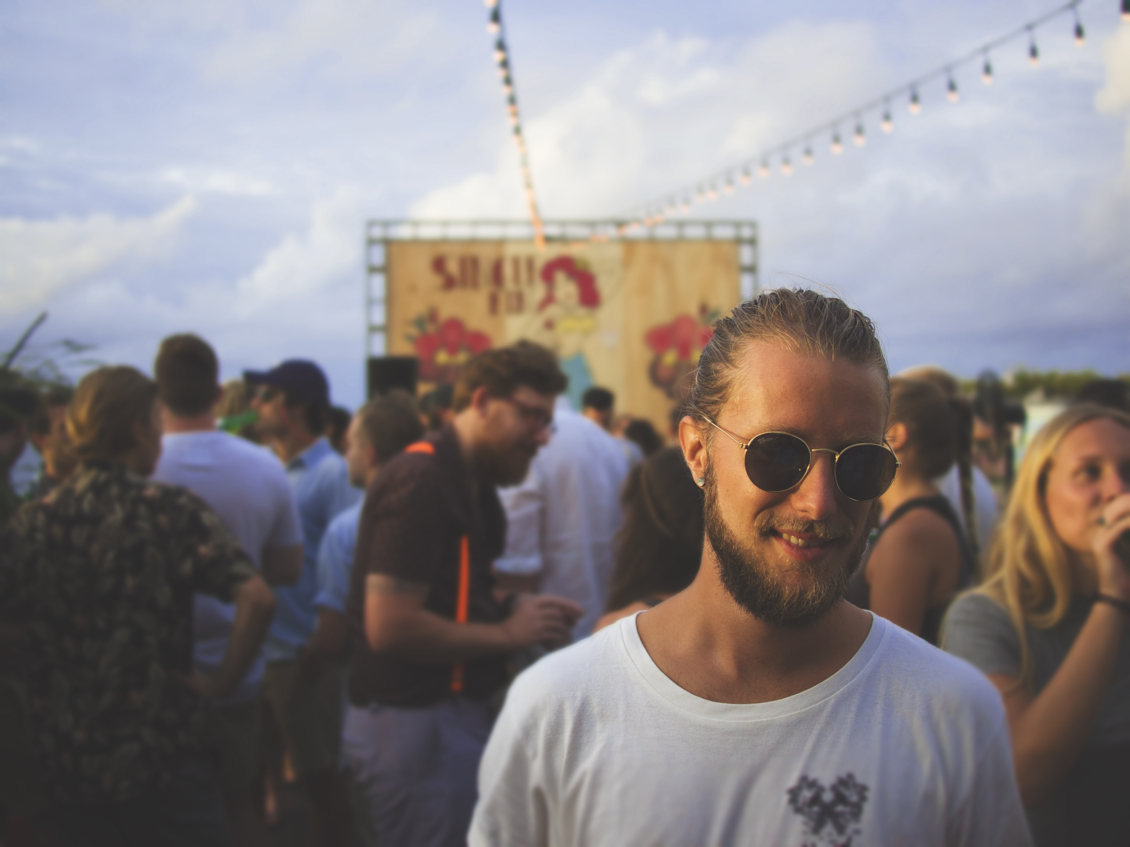 man beard festival and guy 4k, HD Wallpaper