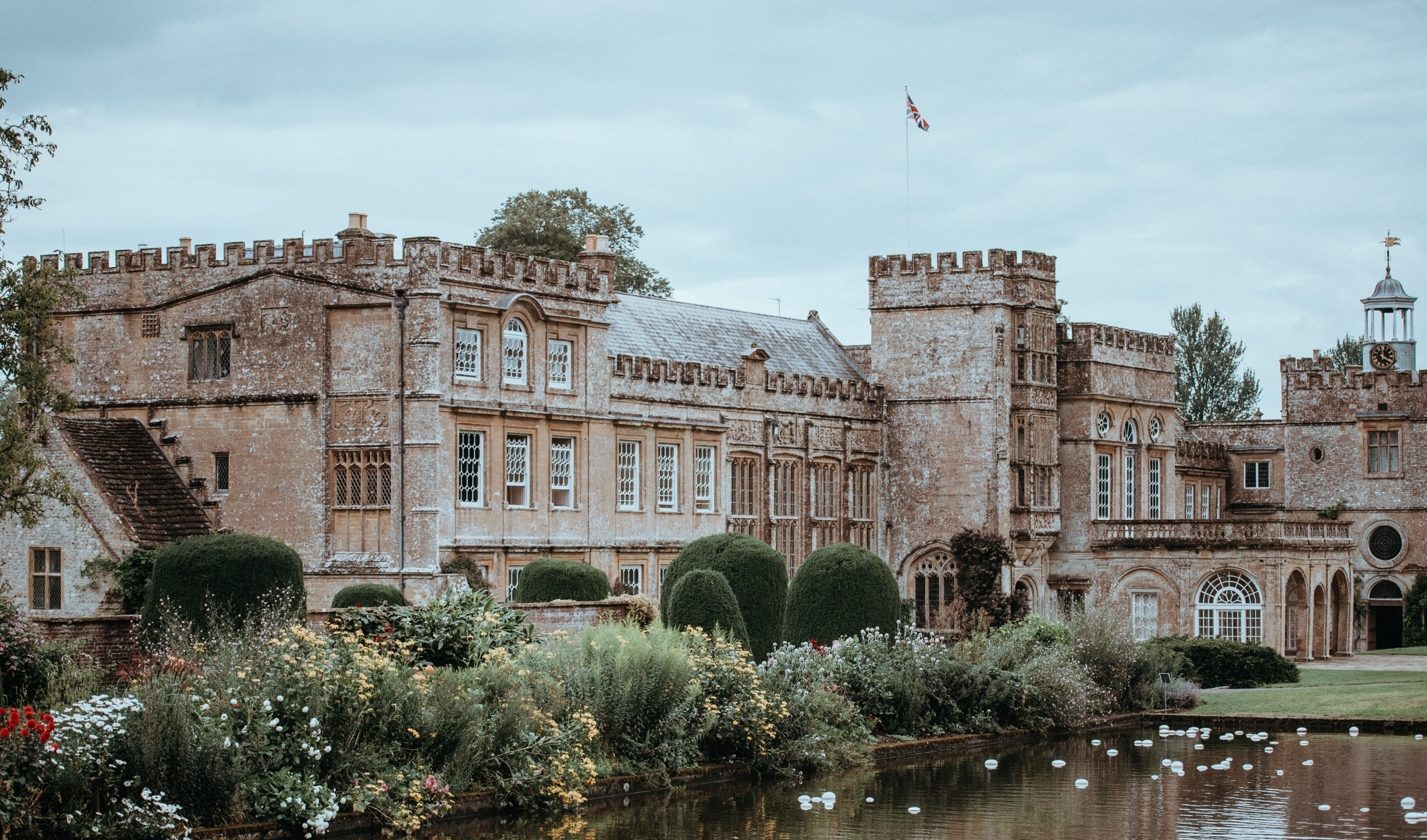 house abbey mansion and old 4k, HD Wallpaper
