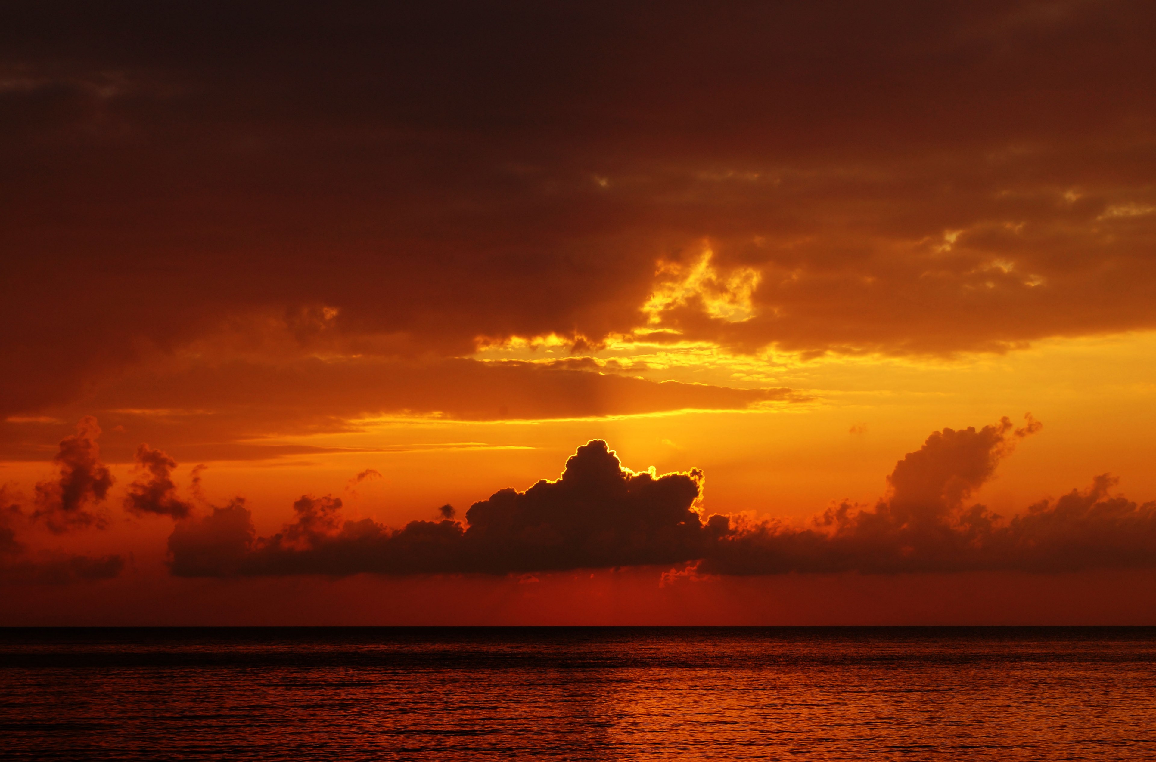 sunset cloud sunrise and sky 4k, HD Wallpaper
