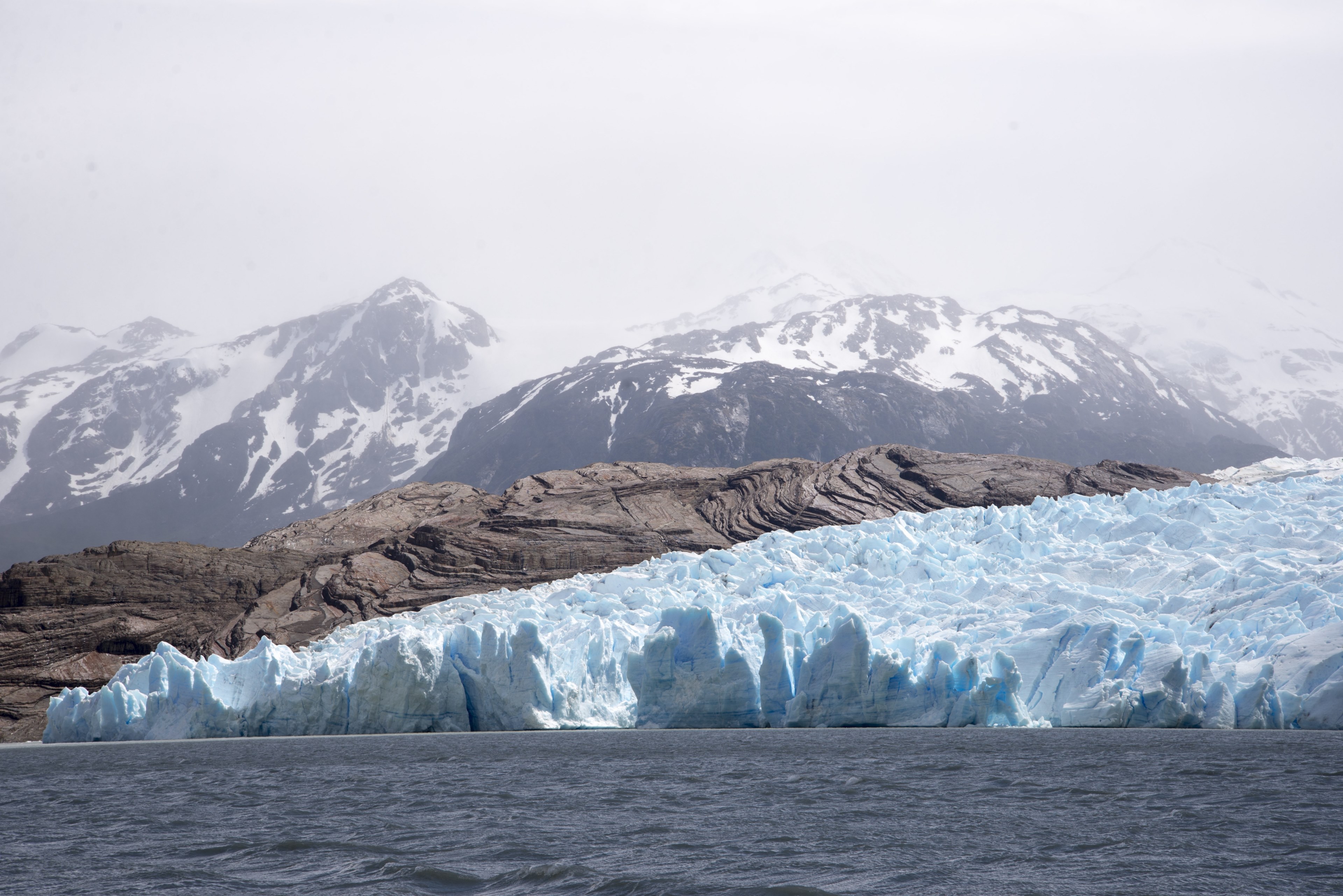 mountain ice glacier and water 4k, HD Wallpaper