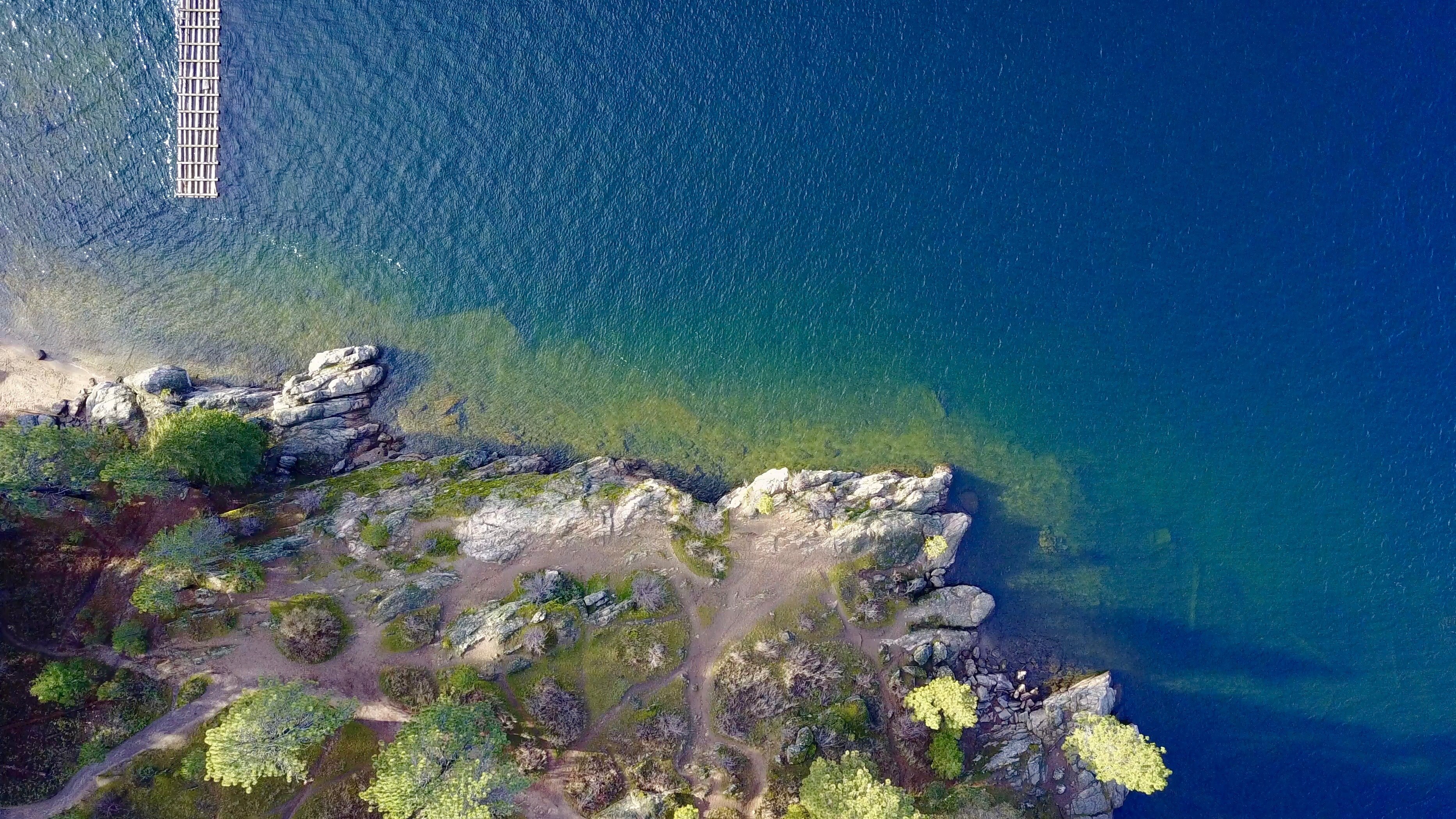 lake coeur dalene 4k, HD Wallpaper