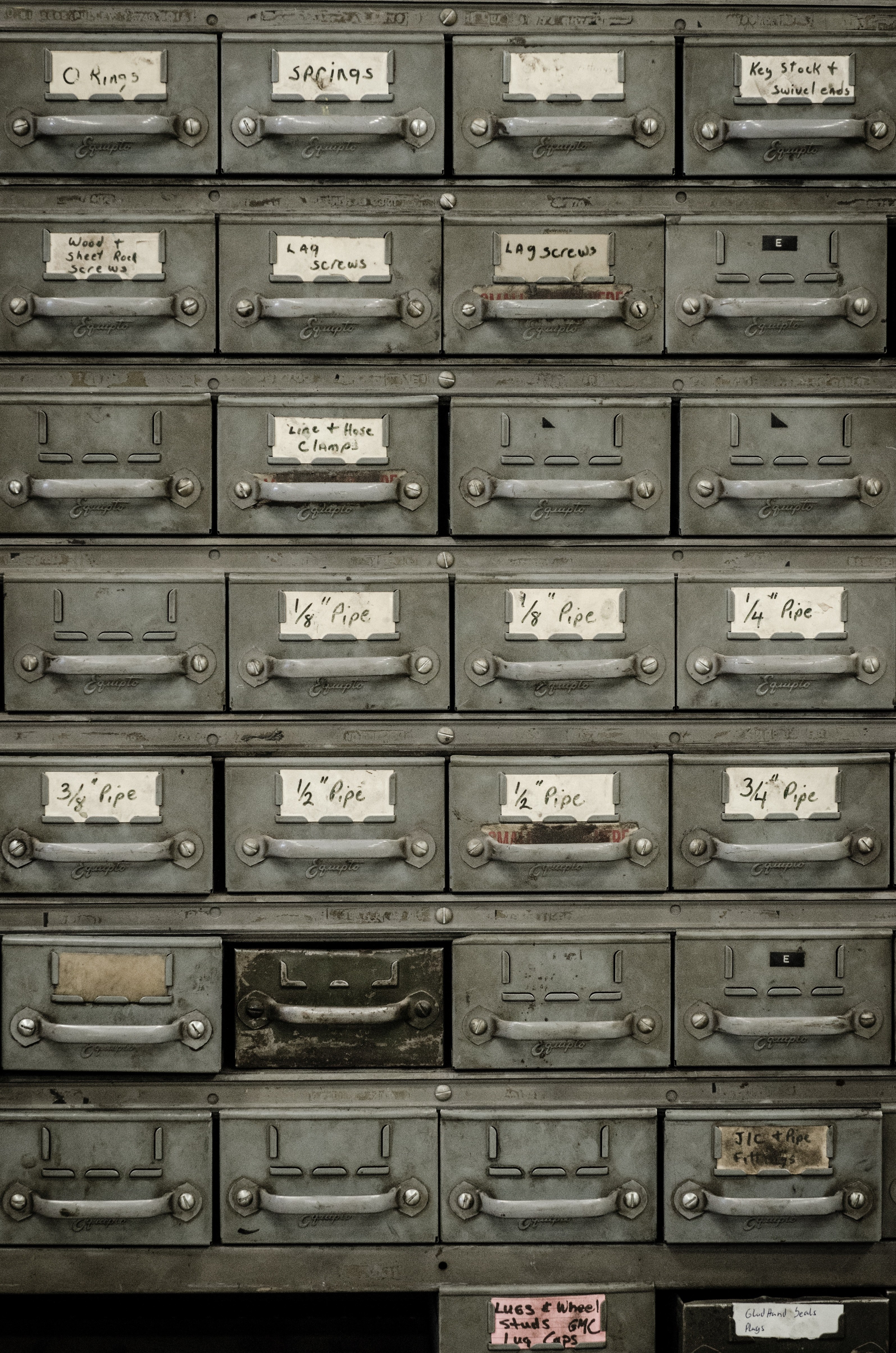 an old document cabinet with small drawers, organized document cabinet 4k, Phone HD Wallpaper