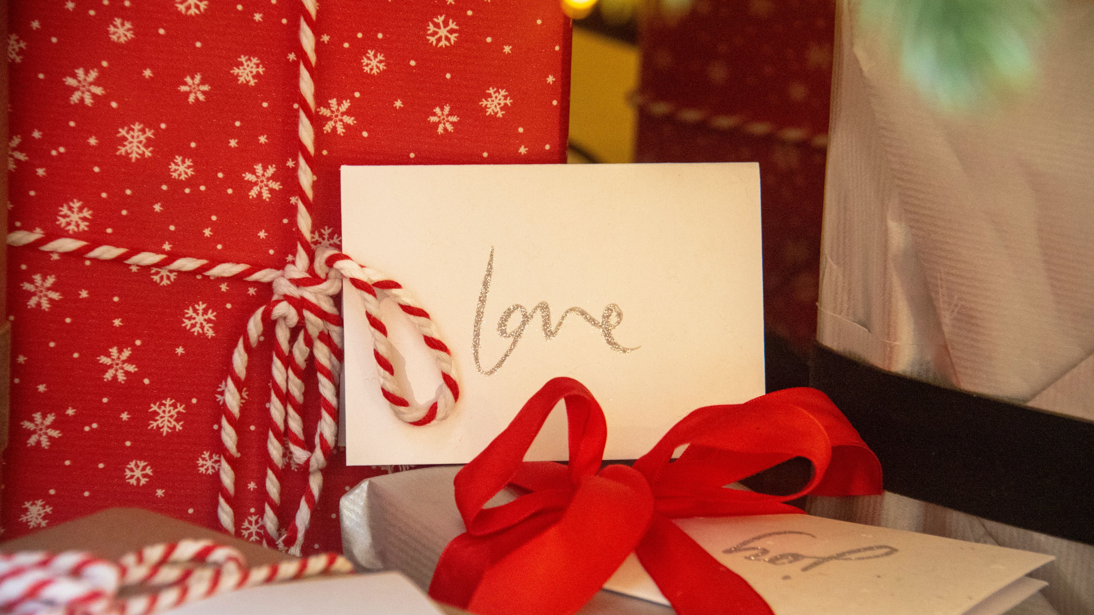 love, words, inscription, gift, 4k, HD Wallpaper