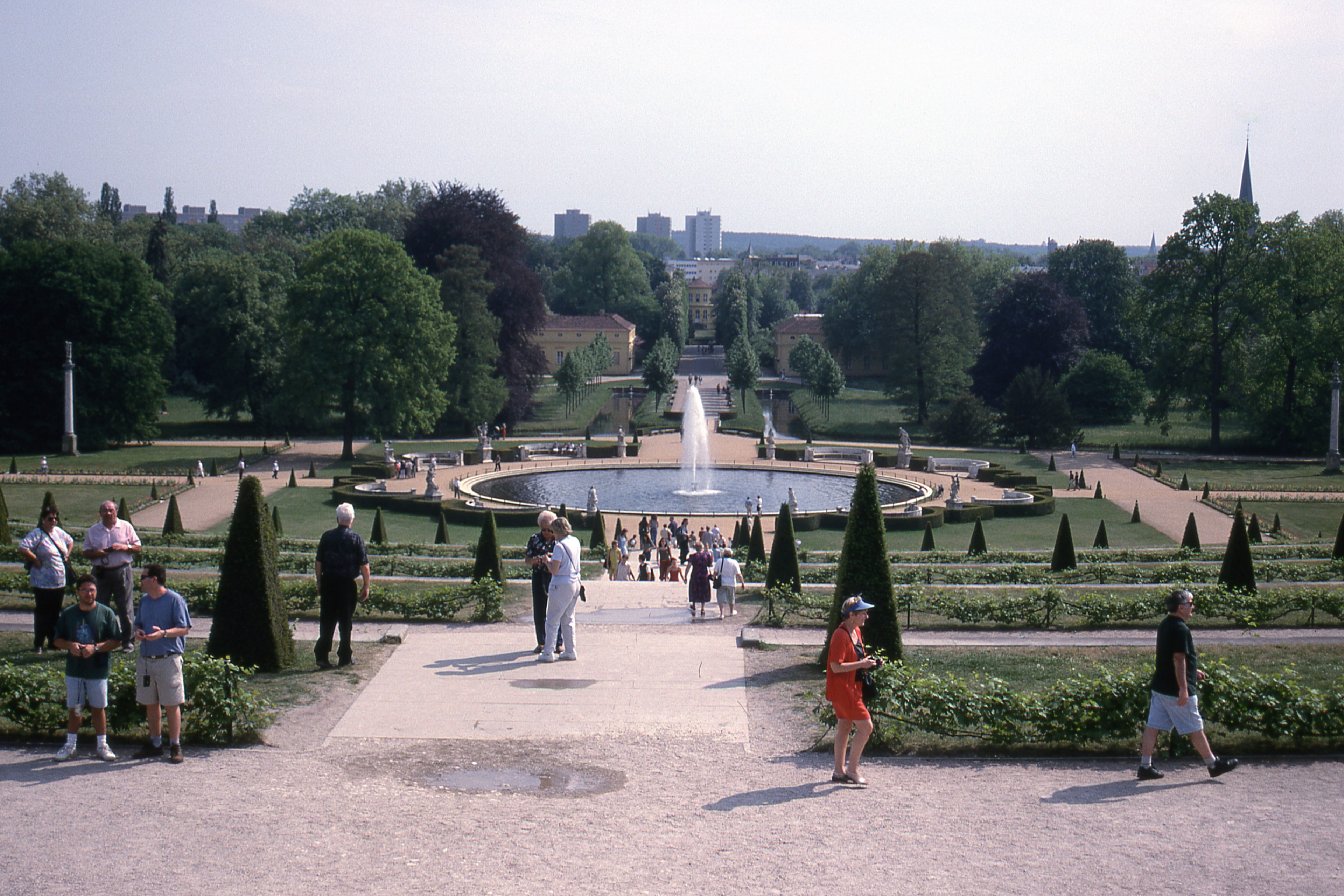 sanssouci palace garden 4k, HD Wallpaper