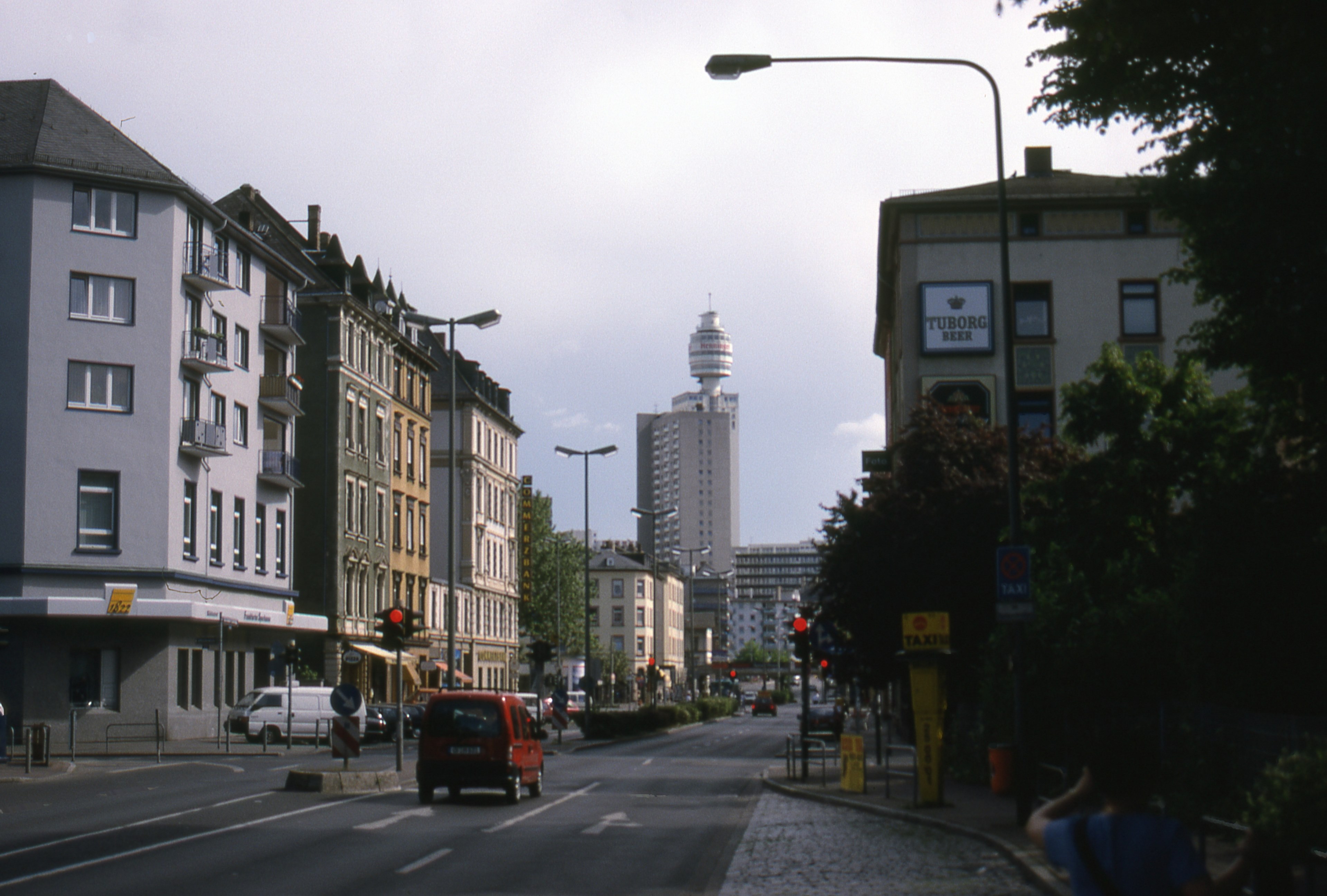 henninger tower frankfurt 4k, HD Wallpaper