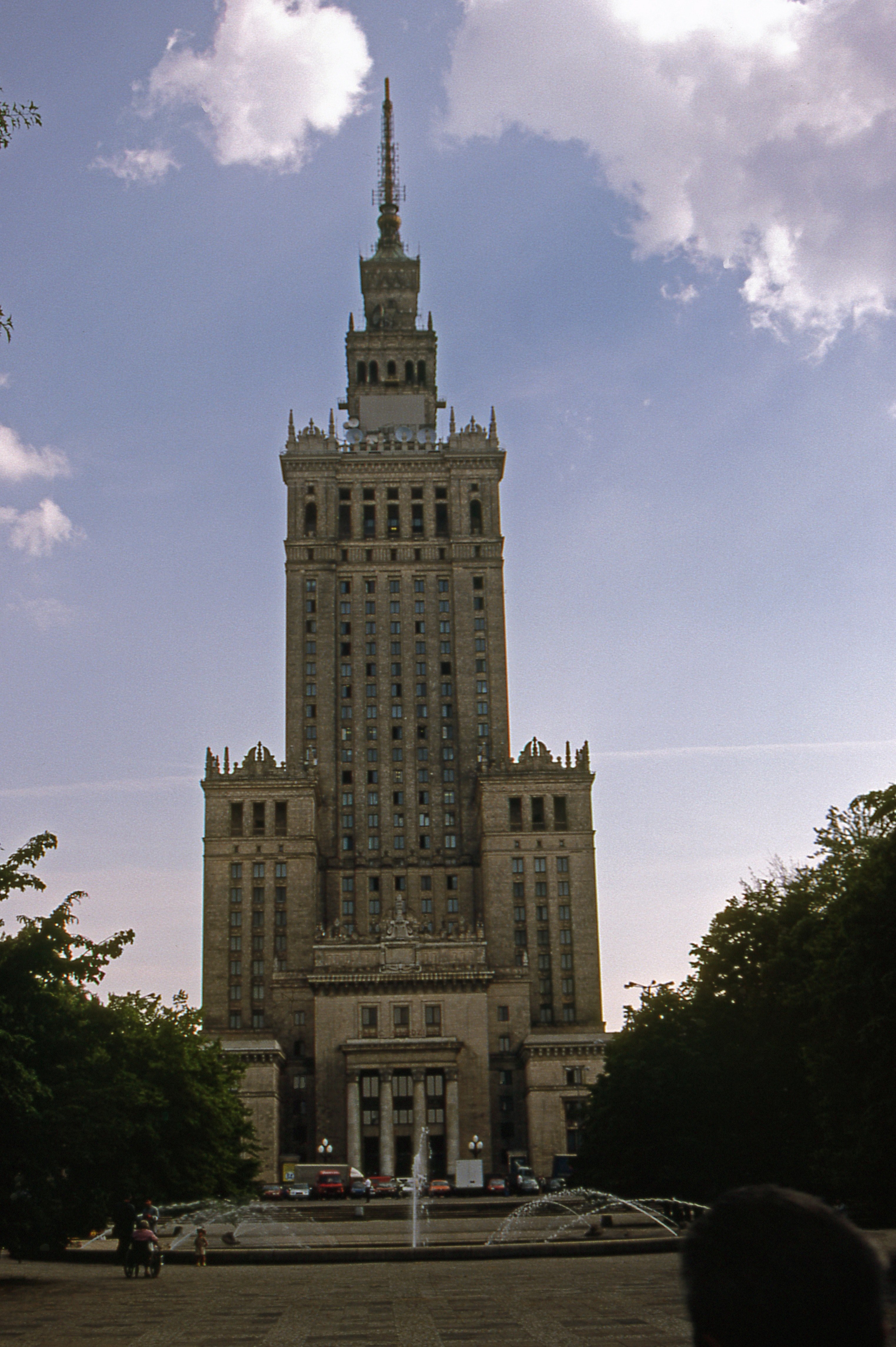 palace of culture and science warsaw 4k, Phone HD Wallpaper
