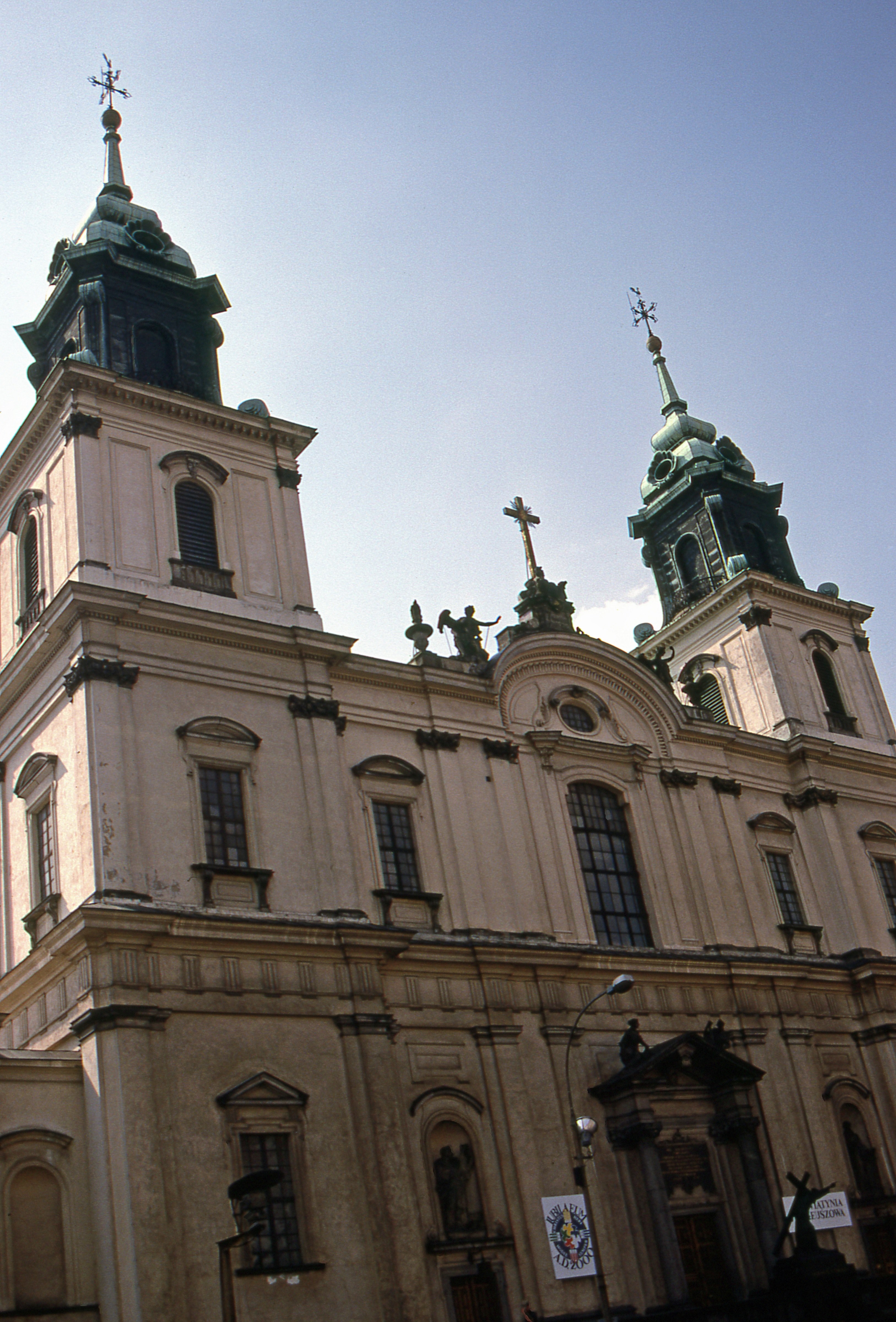 church of the holy cross warsaw 4k, Phone HD Wallpaper