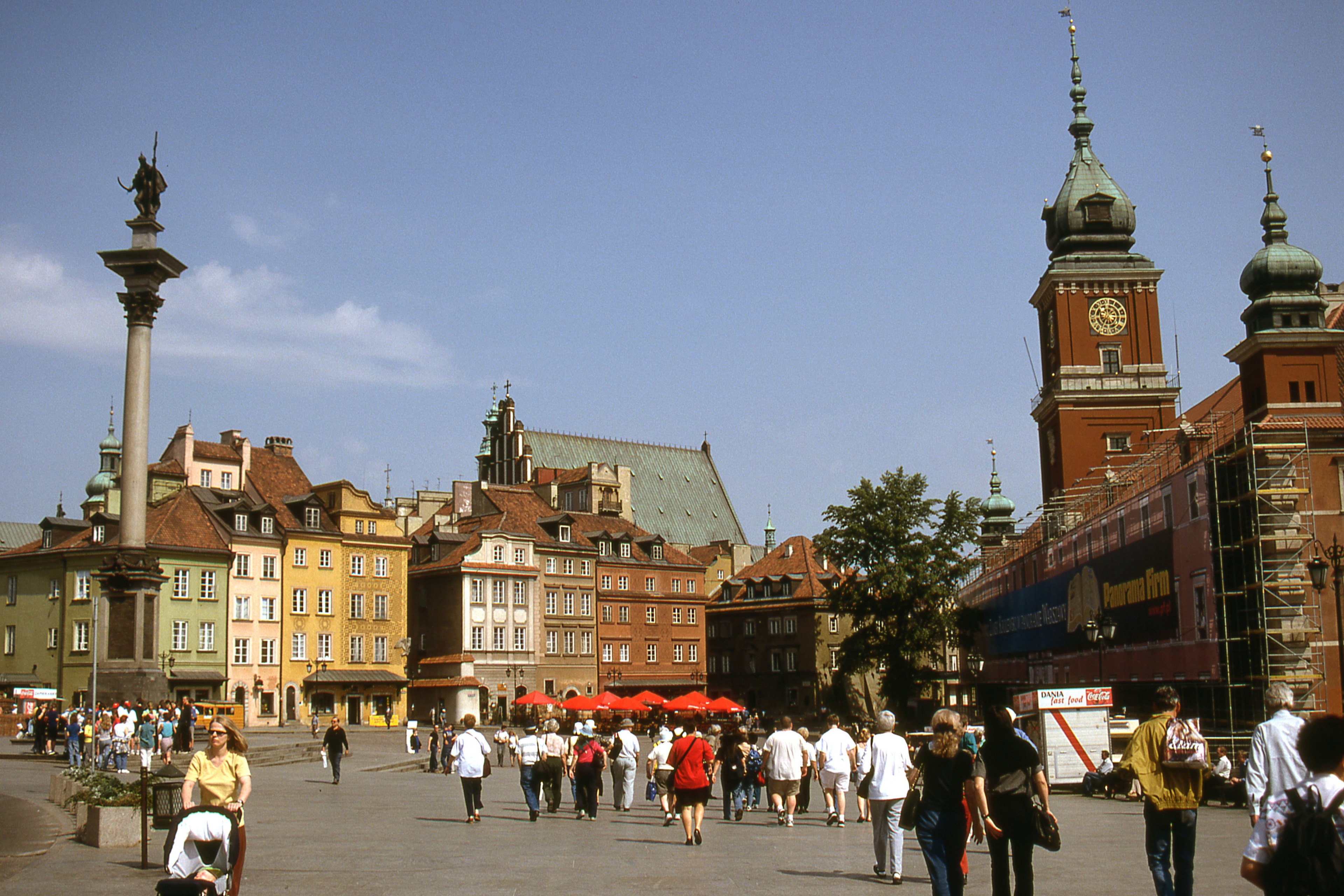 zamkowy square warsaw 4k, HD Wallpaper
