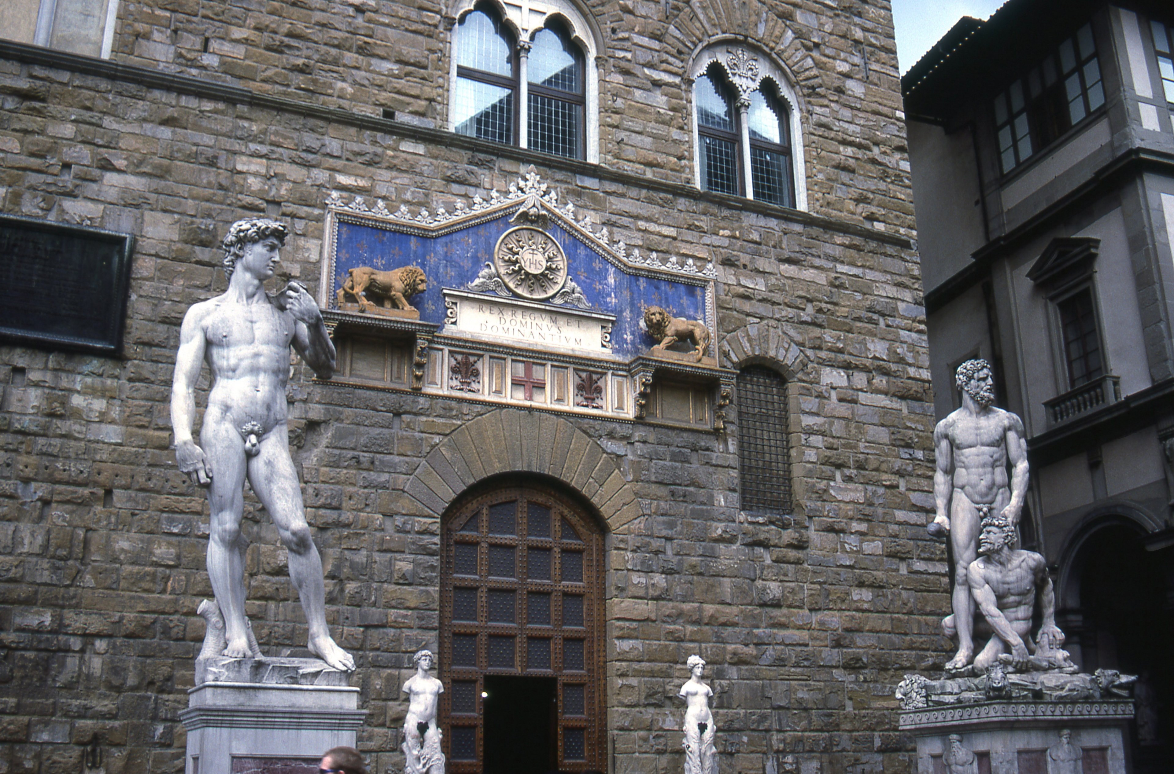 piazza signoria florence 4k, HD Wallpaper