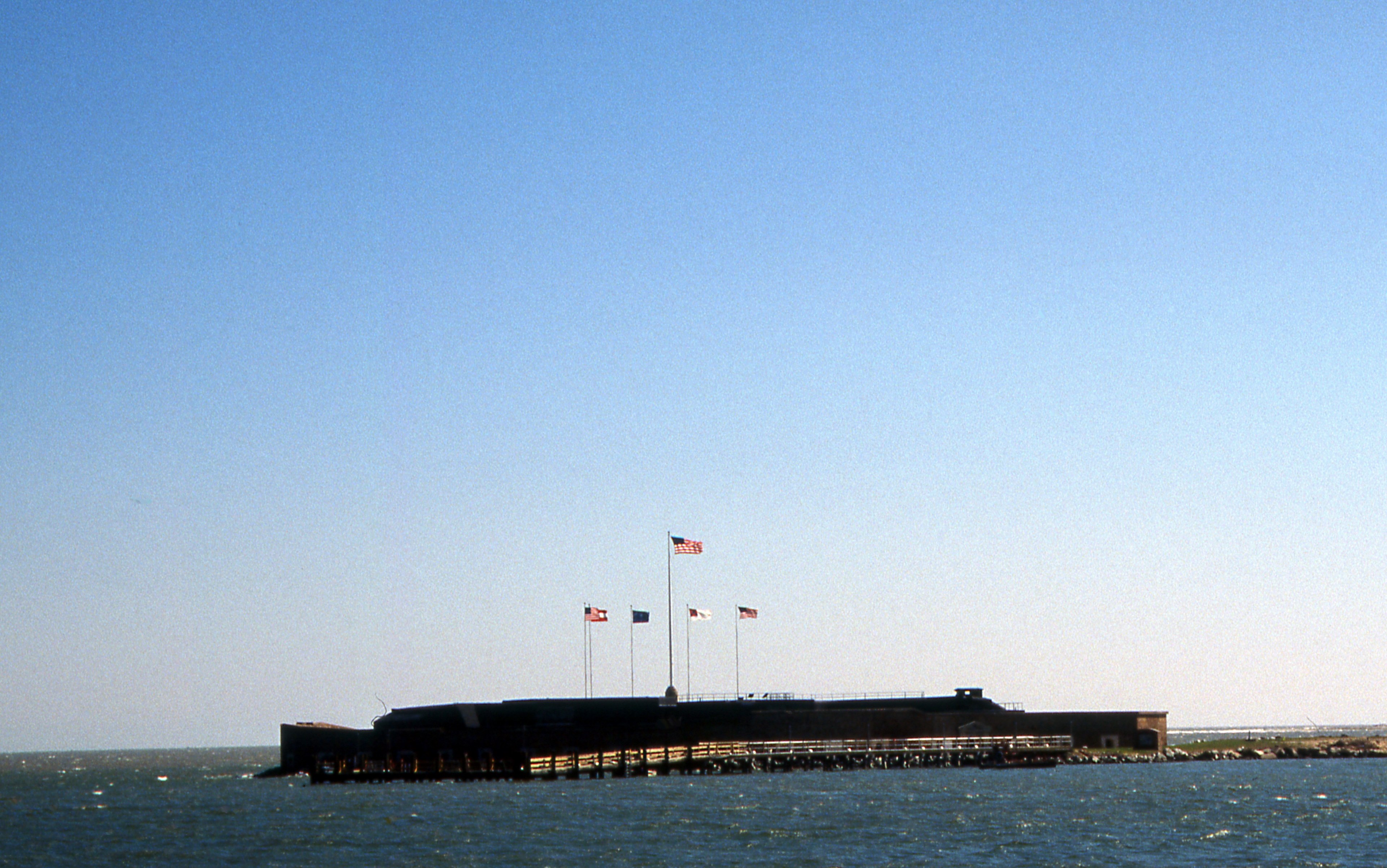 fort sumter 4k, HD Wallpaper