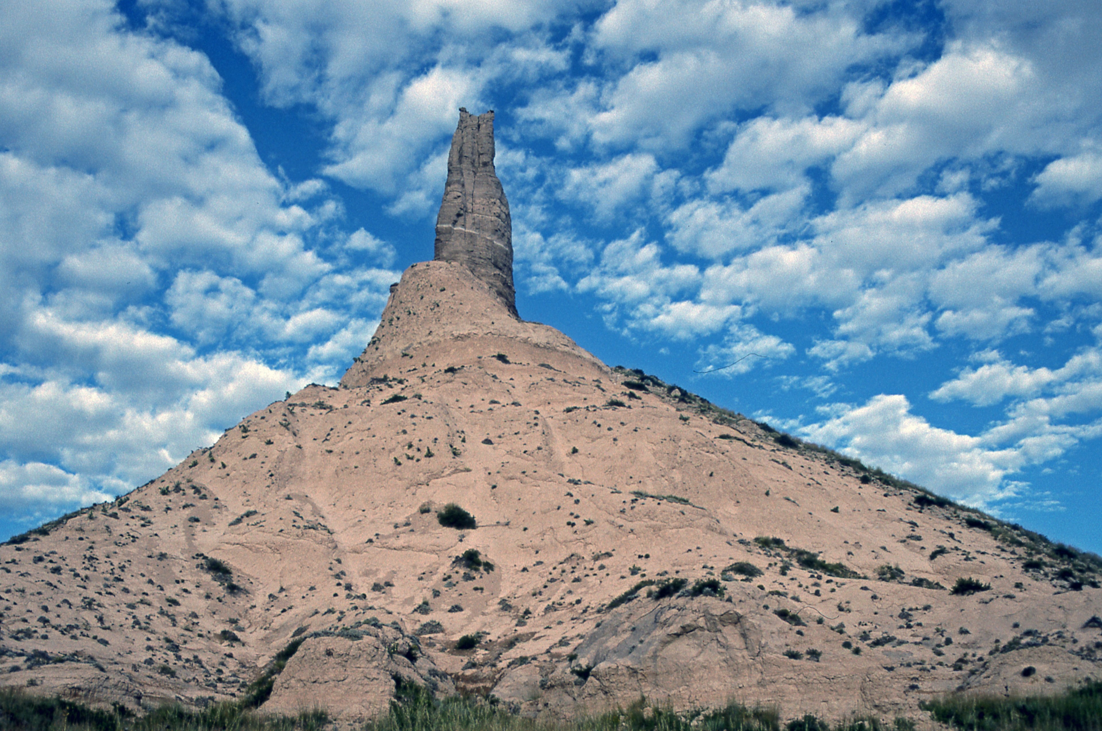 chimney rock nebraska 4k, HD Wallpaper