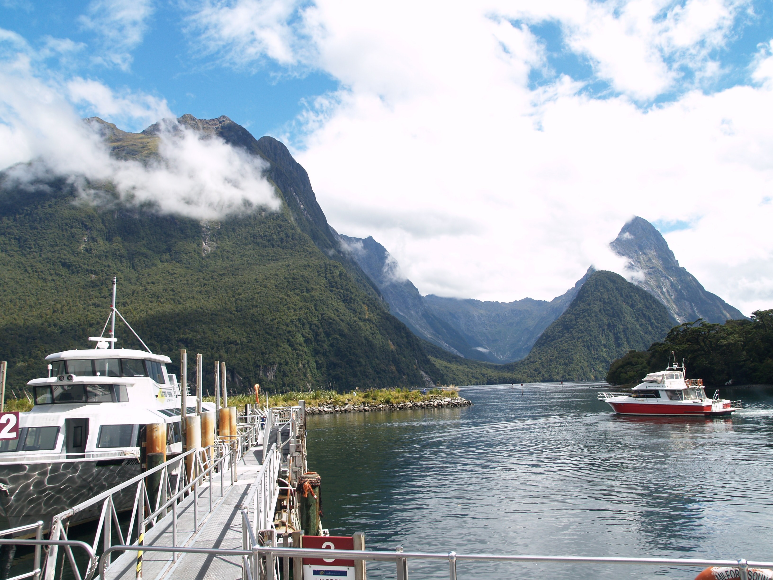 milford sound 4k, HD Wallpaper