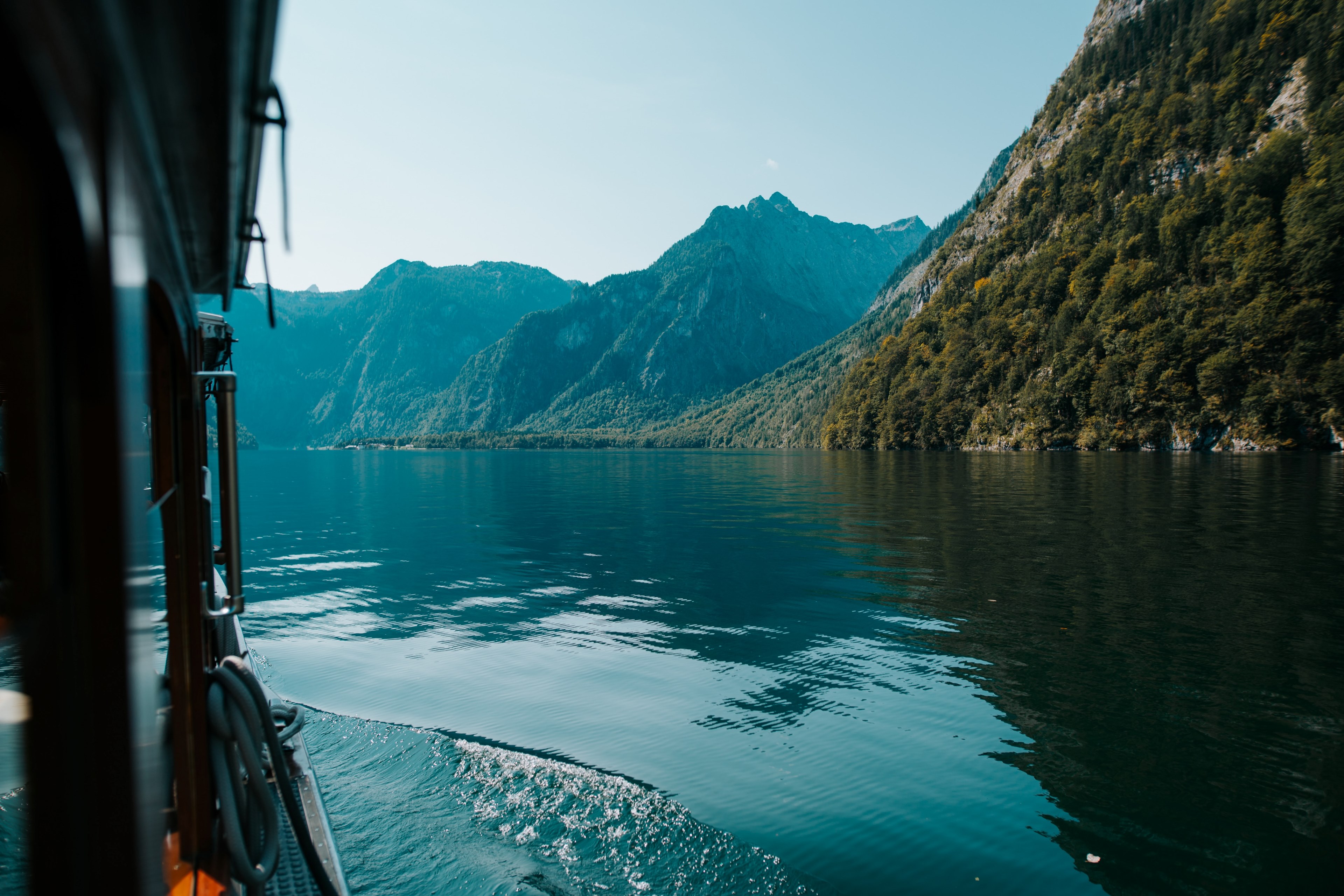 a ride along the german fjord 4k, HD Wallpaper