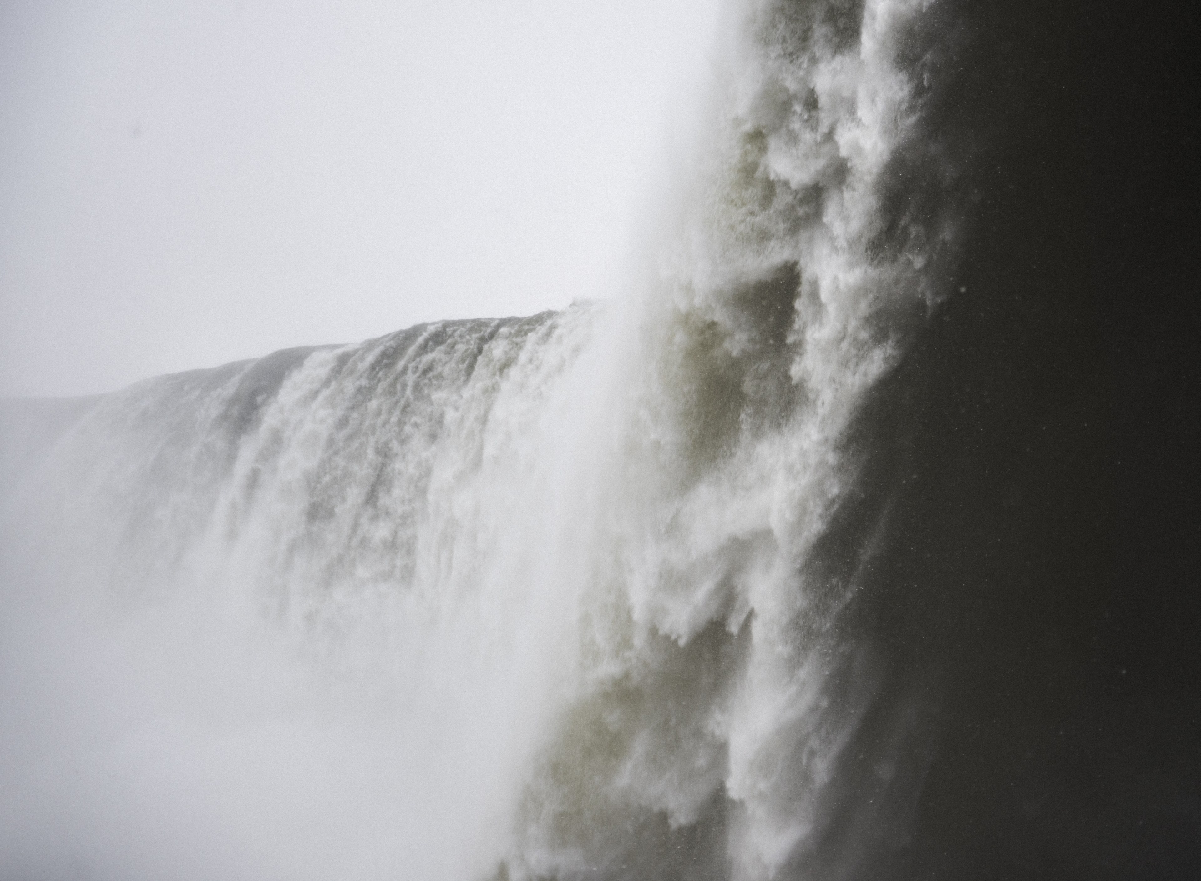 waterfall water flow and nature 4k, HD Wallpaper