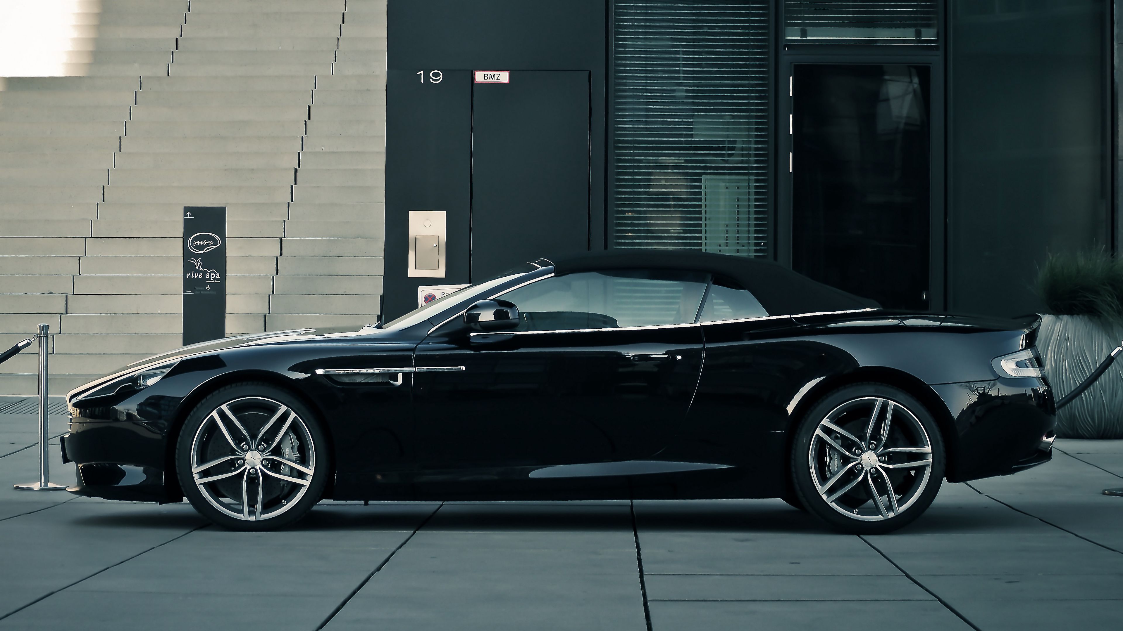 aston martin, sports car, convertible, 4k, HD Wallpaper