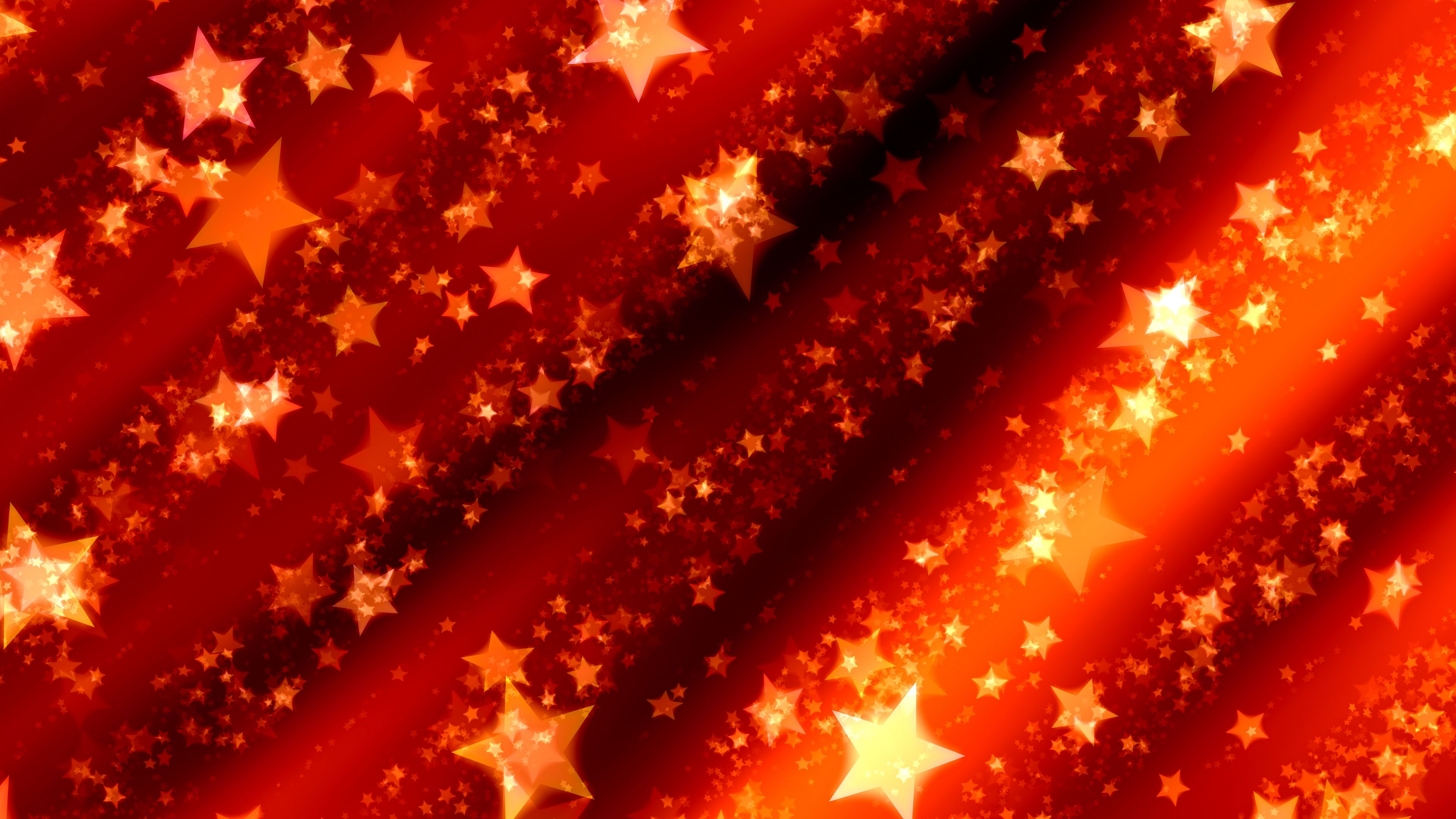 stars, abstract, shine, 4k, HD Wallpaper