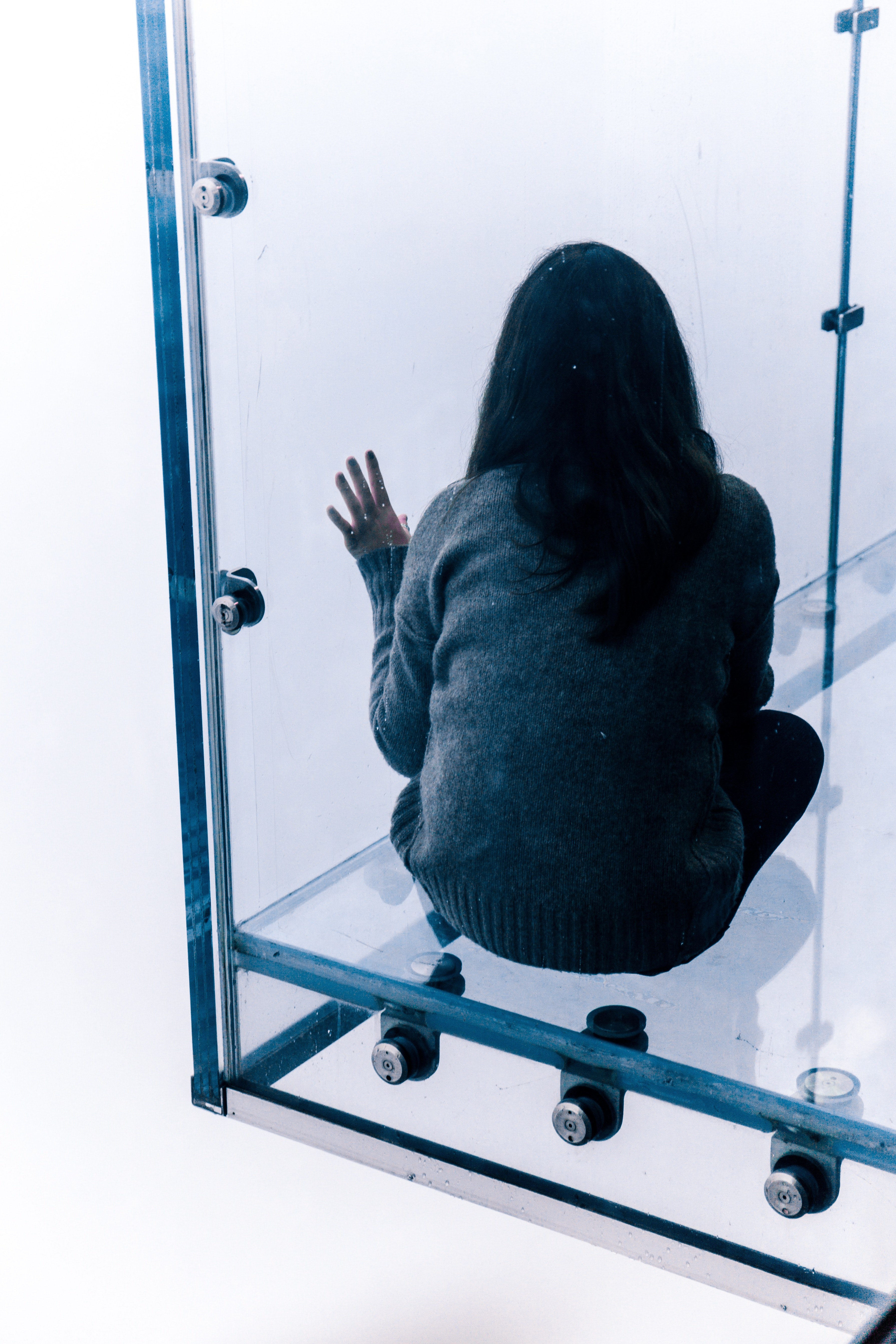 window glass woman and female hd, 4k, Phone HD Wallpaper