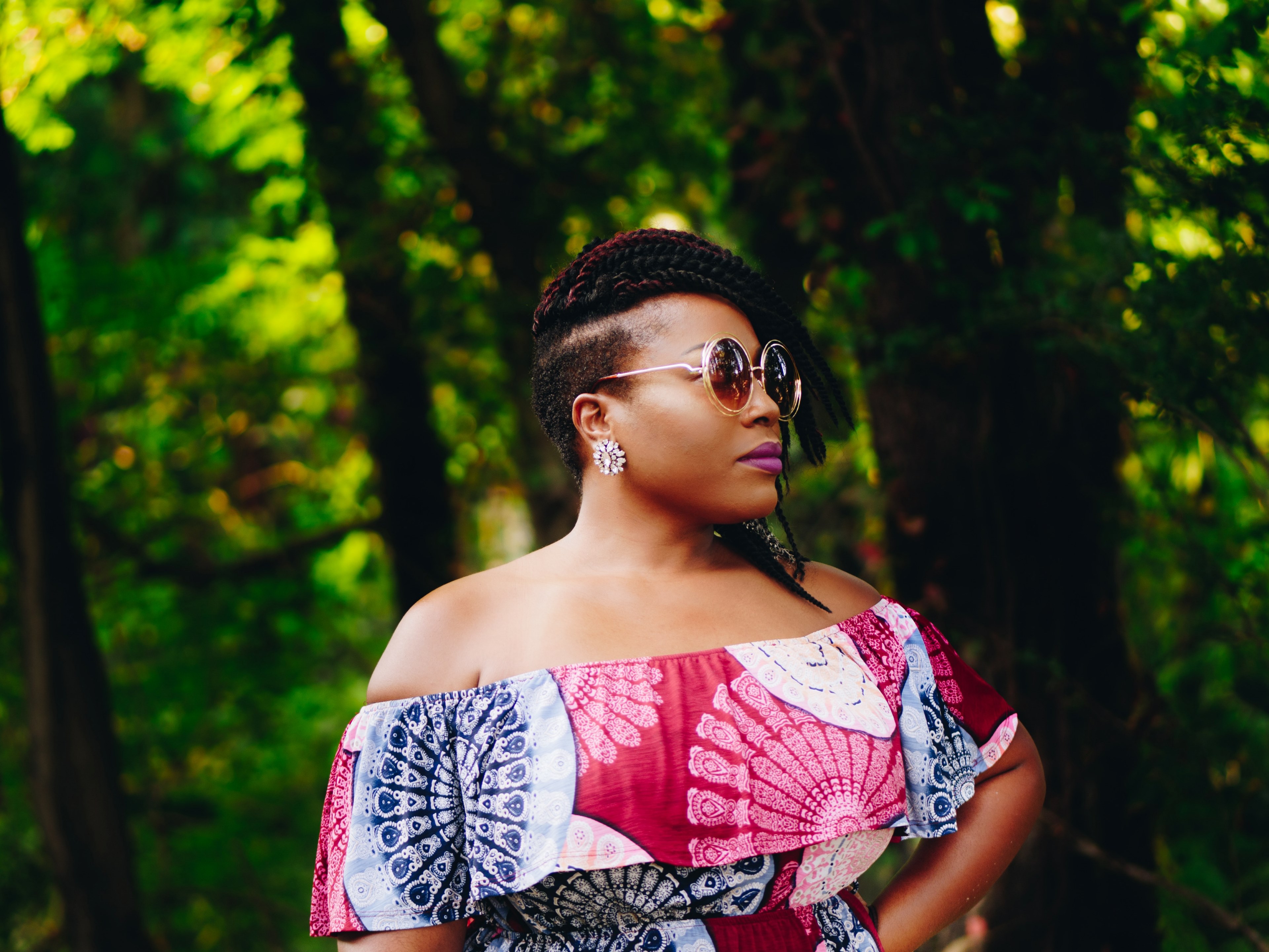 woman female african american and dress 4k, HD Wallpaper