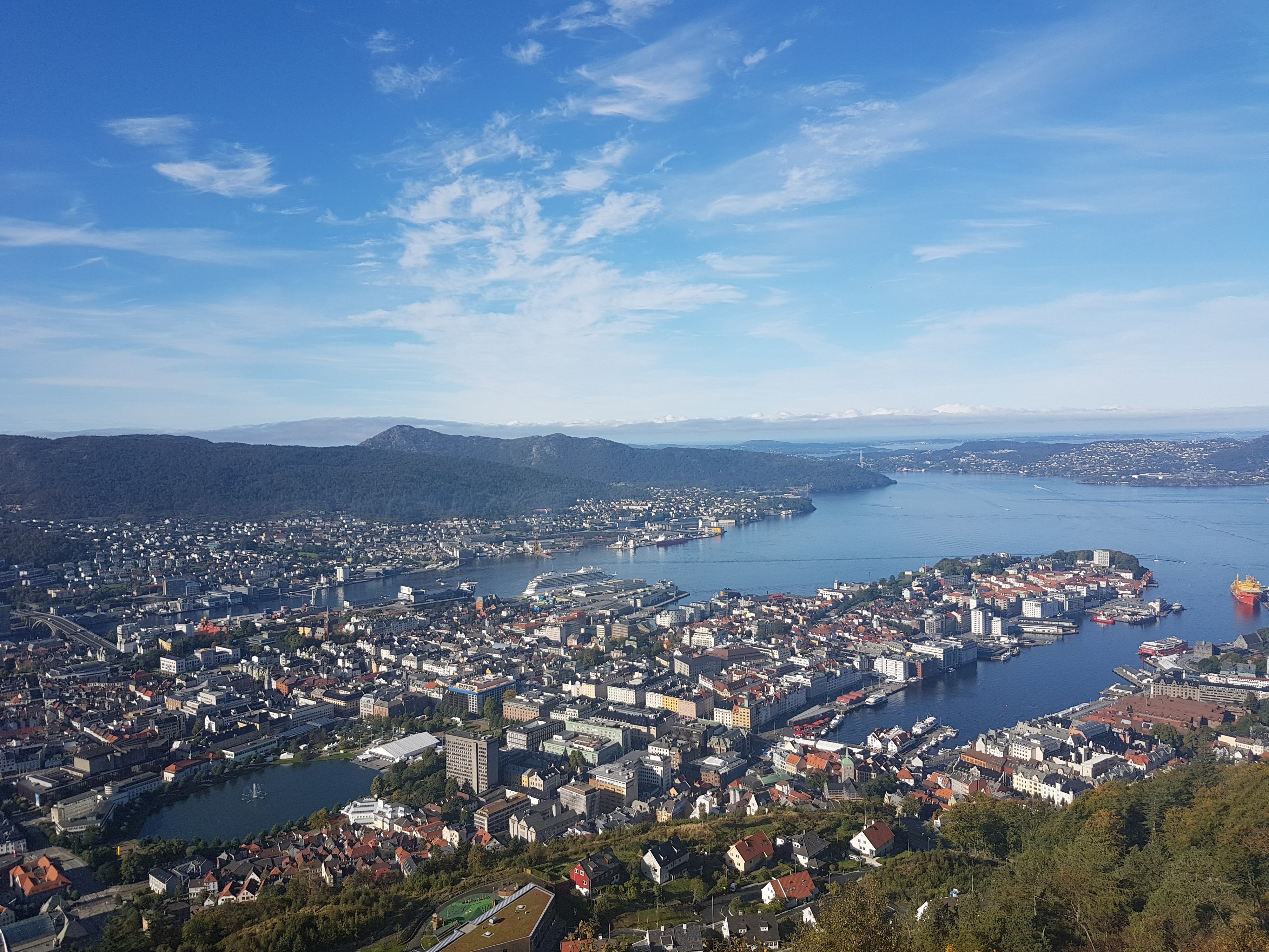 bergen view 4k, HD Wallpaper